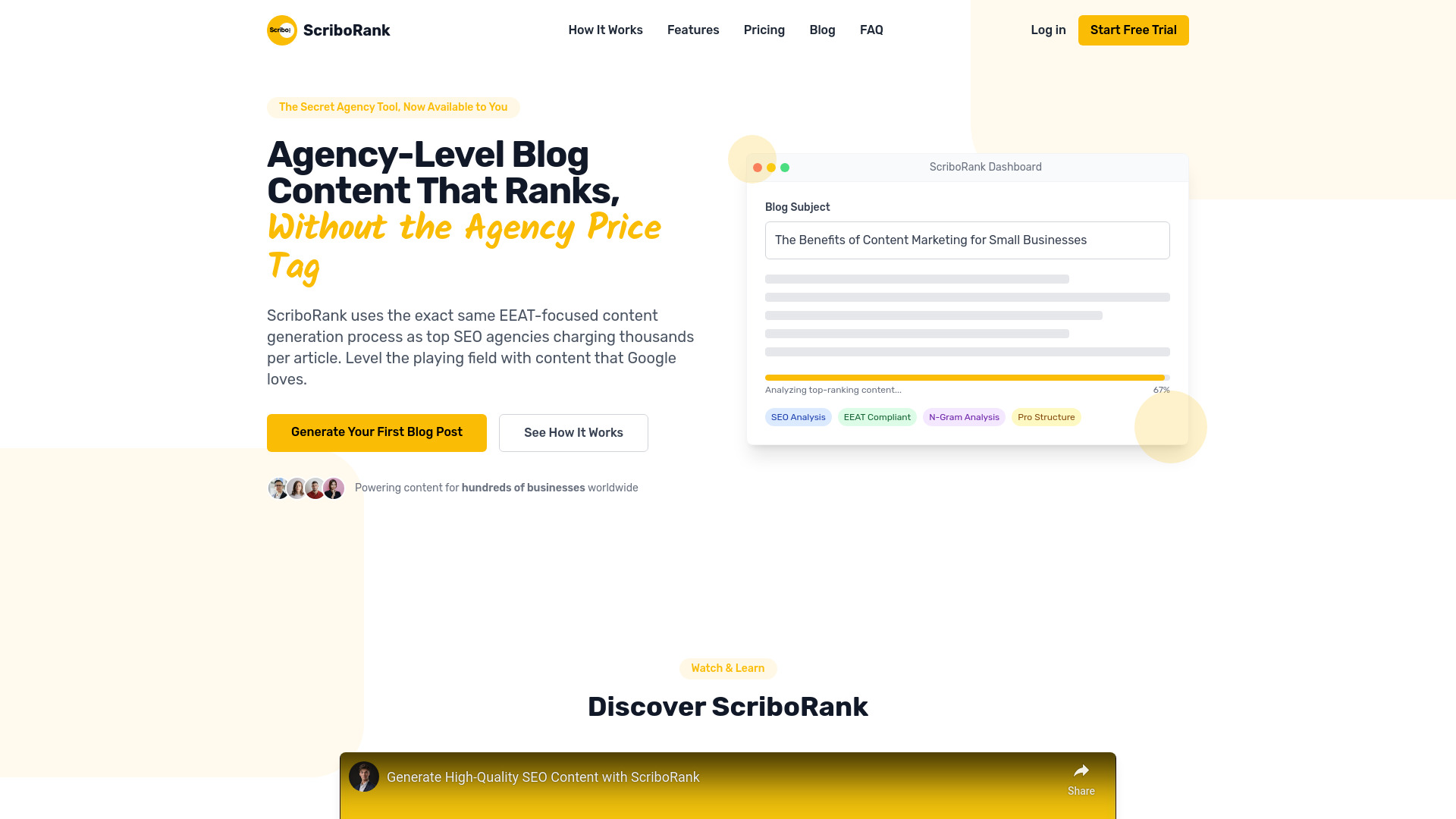 ScriboRank网页截图,ScriboRank网页快照