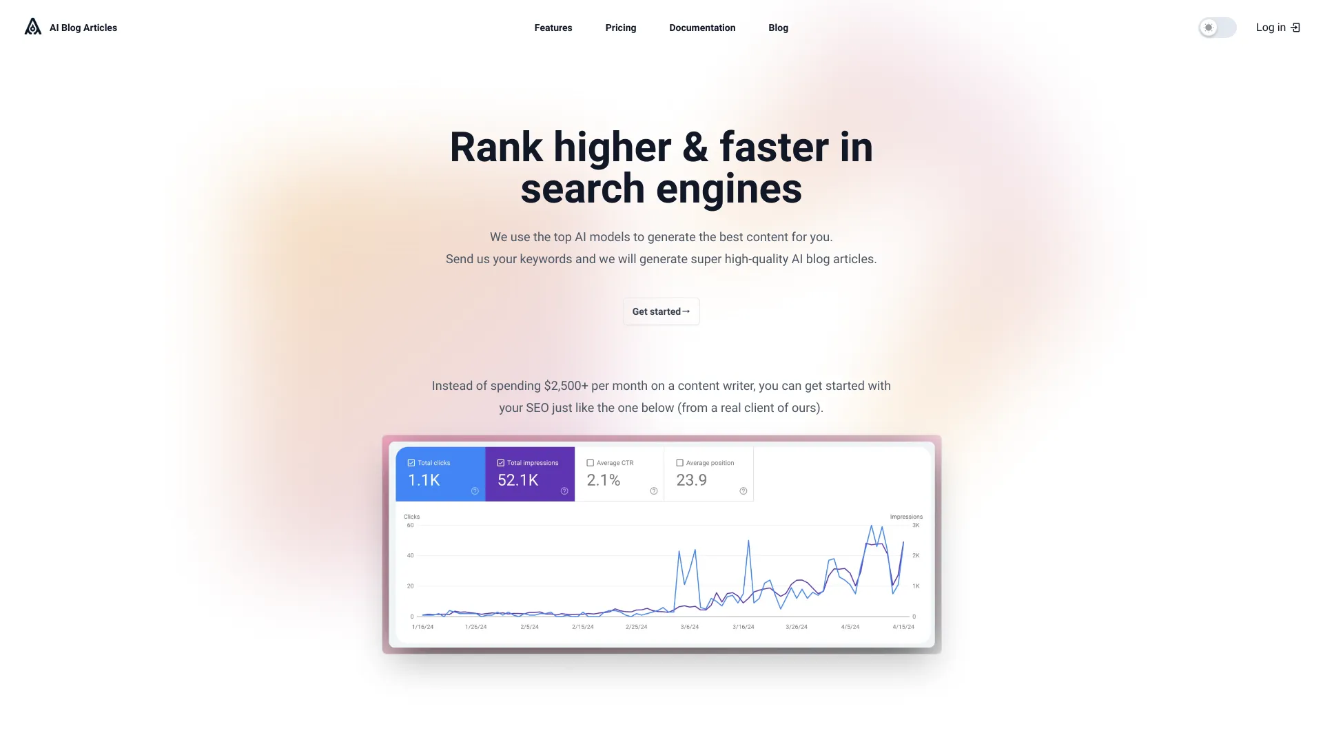 AI Blog Articles网页截图,AI Blog Articles网页快照