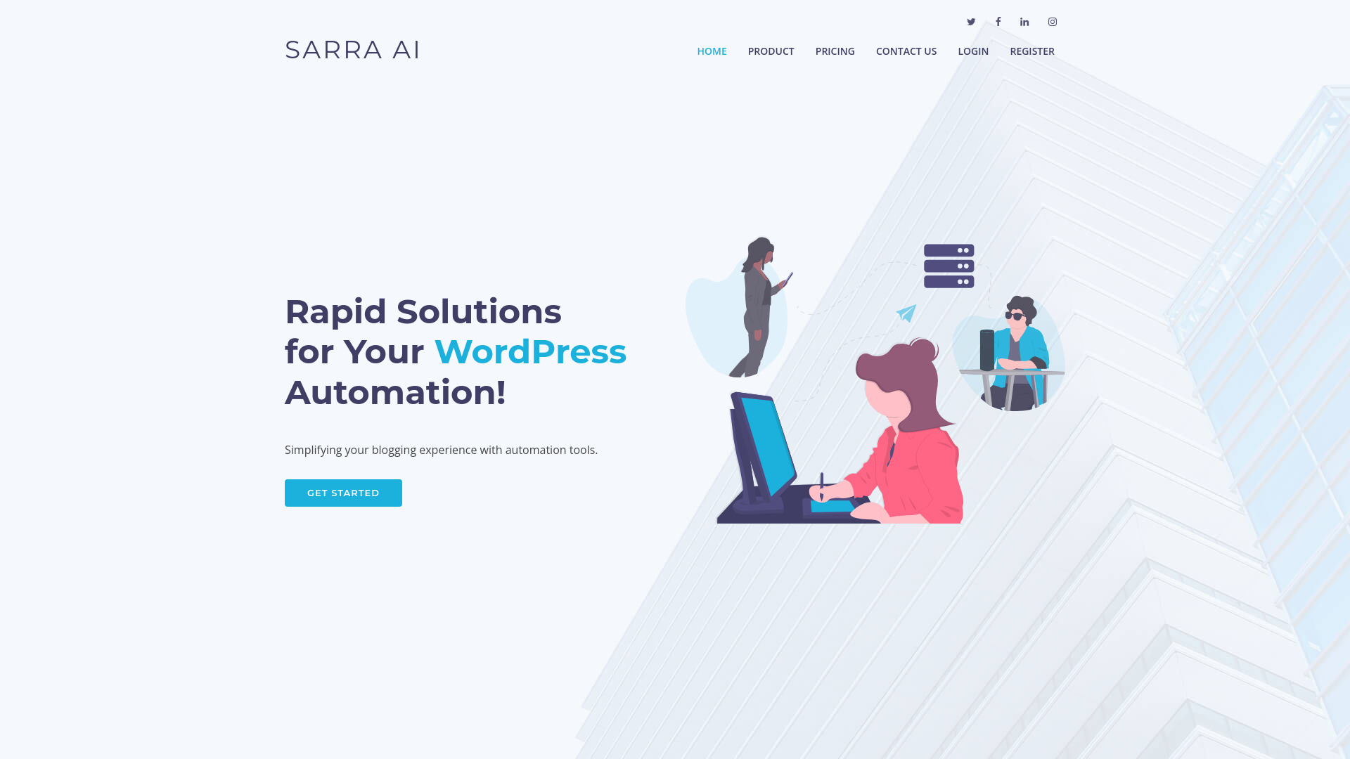 Sarra AI网页截图,Sarra AI网页快照