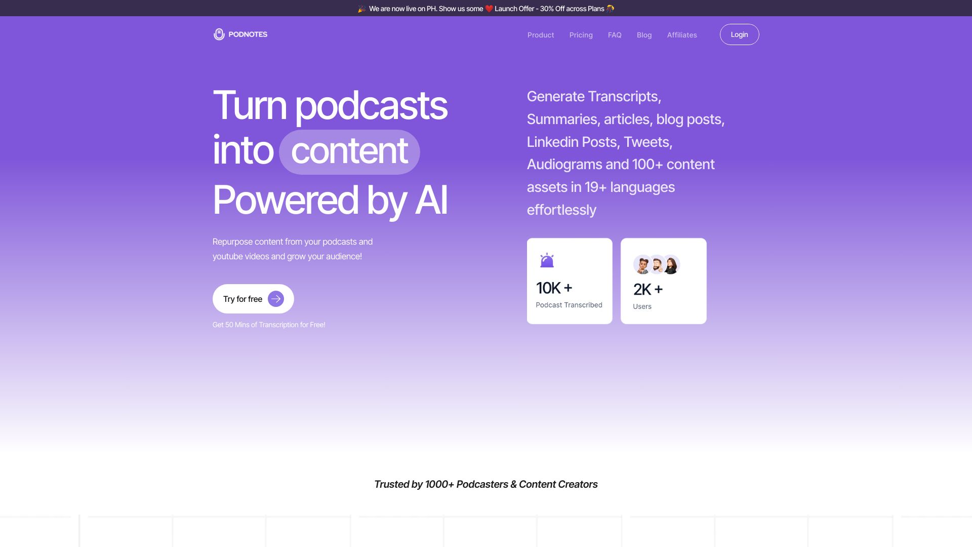 Podnotes网页截图,Podnotes网页快照