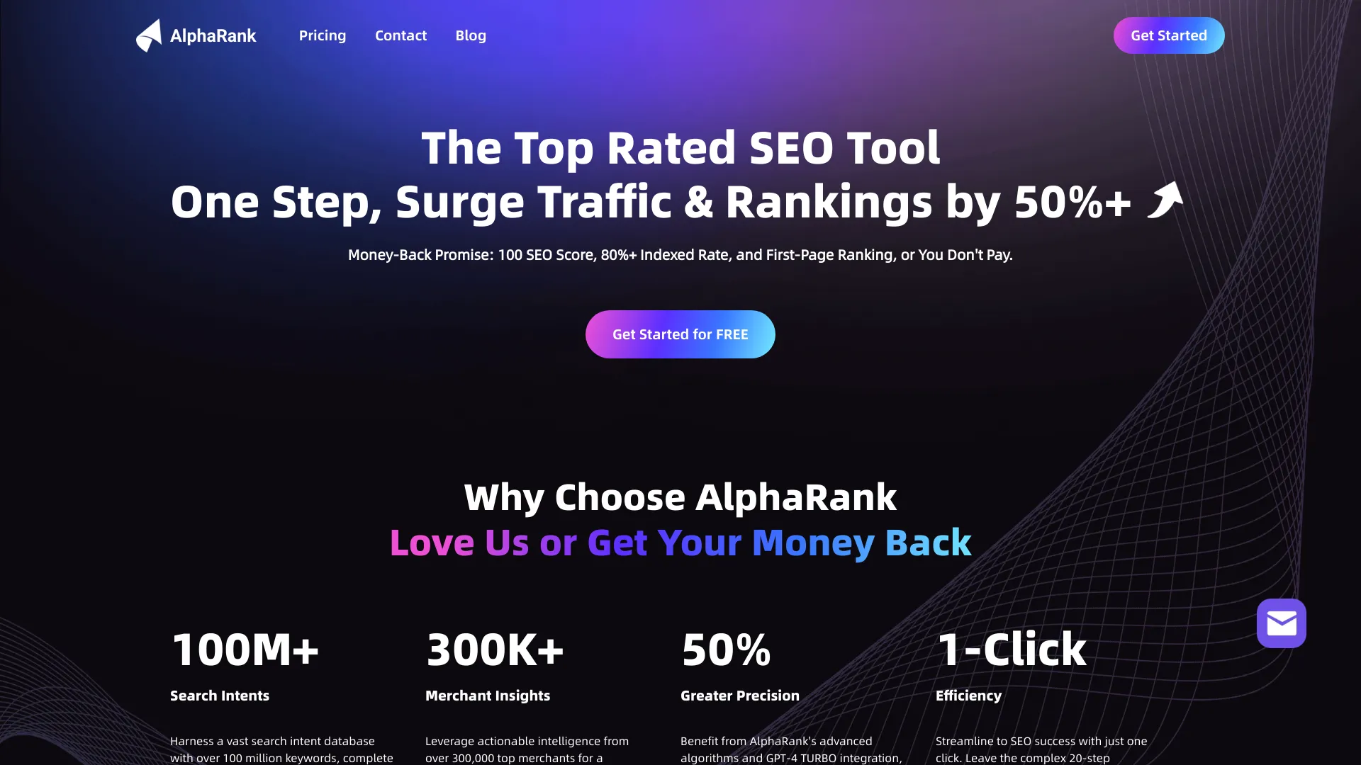 AlphaRank网页截图,AlphaRank网页快照