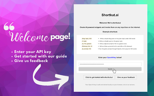 Shortkut网页截图,Shortkut网页快照