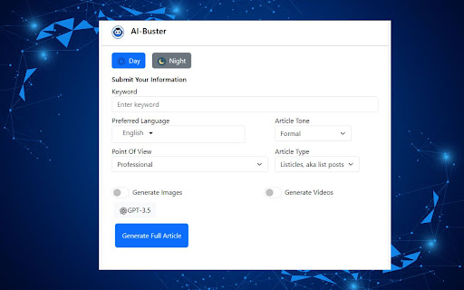 Aibuster – Ai Auto Blogging and Ai Content Generation Tool网页截图,Aibuster – Ai Auto Blogging and Ai Content Generation Tool网页快照