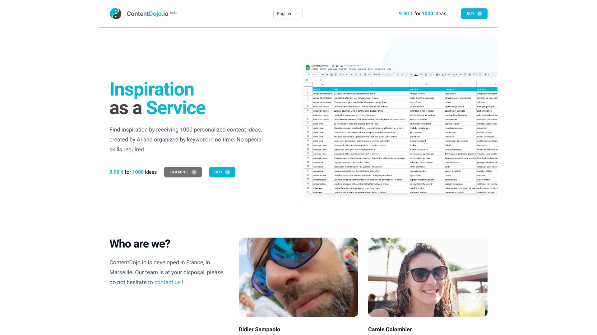 ContentDojo.io网页截图,ContentDojo.io网页快照