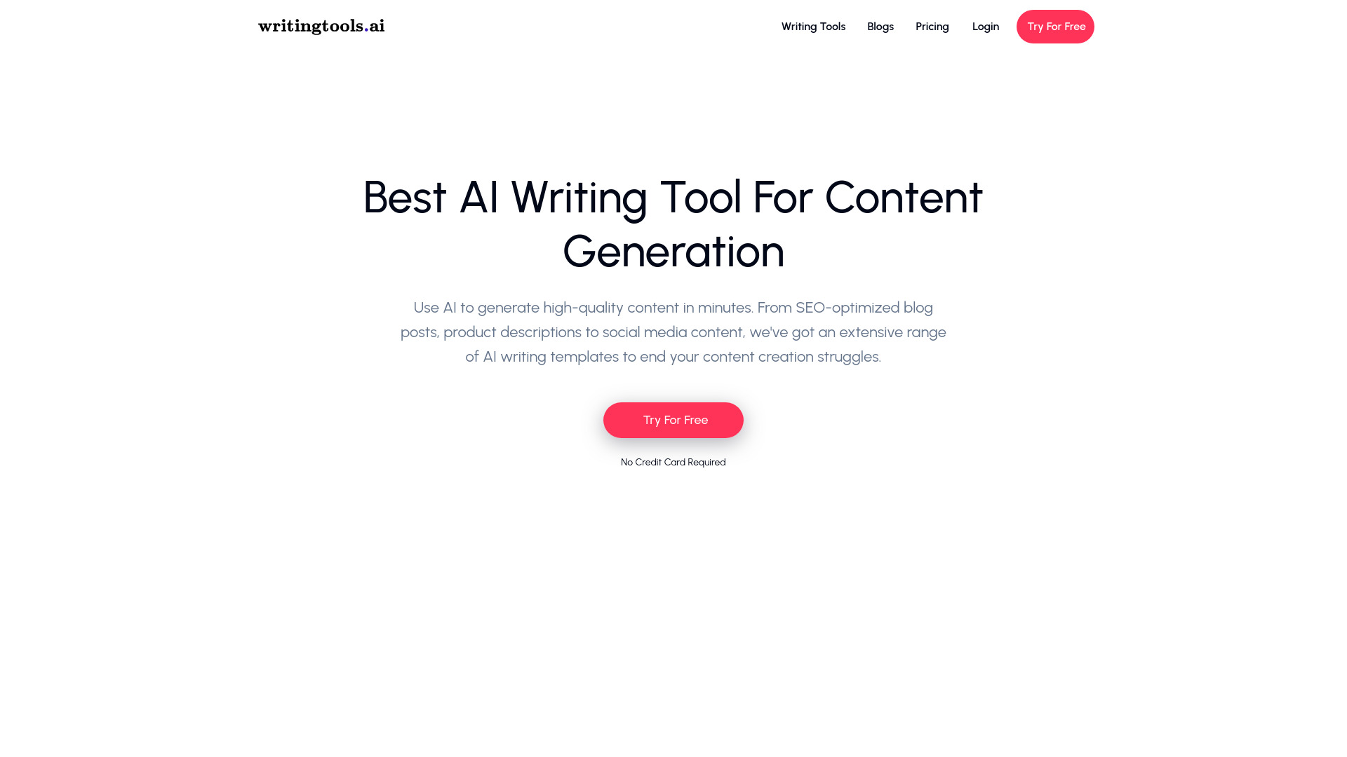 WritingTools.ai网页截图,WritingTools.ai网页快照