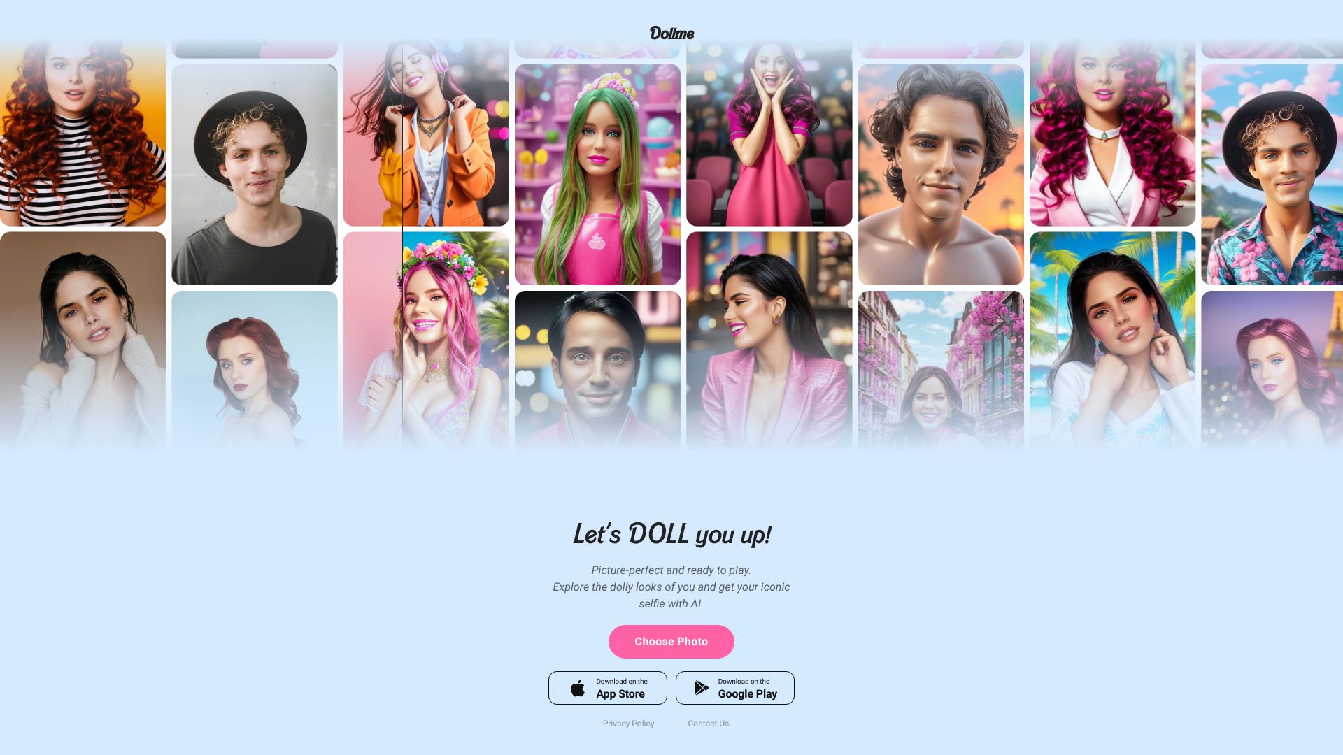 DollMe网页截图,DollMe网页快照