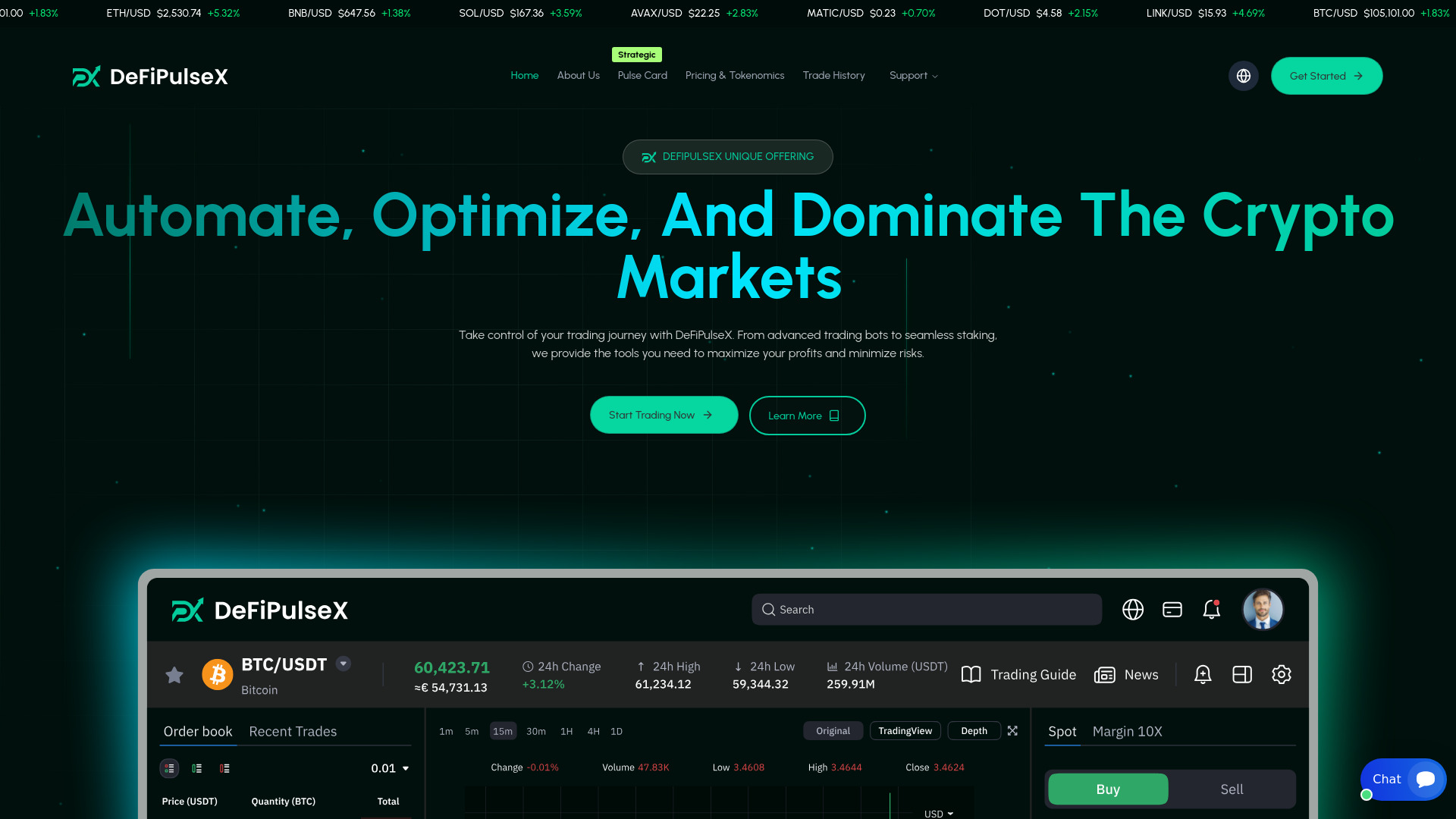 Defipulsex网页截图,Defipulsex网页快照