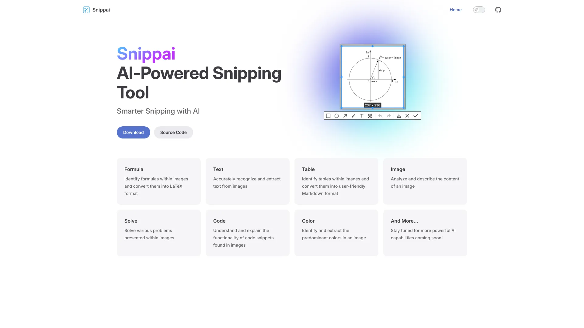 SnippAI网页截图,SnippAI网页快照