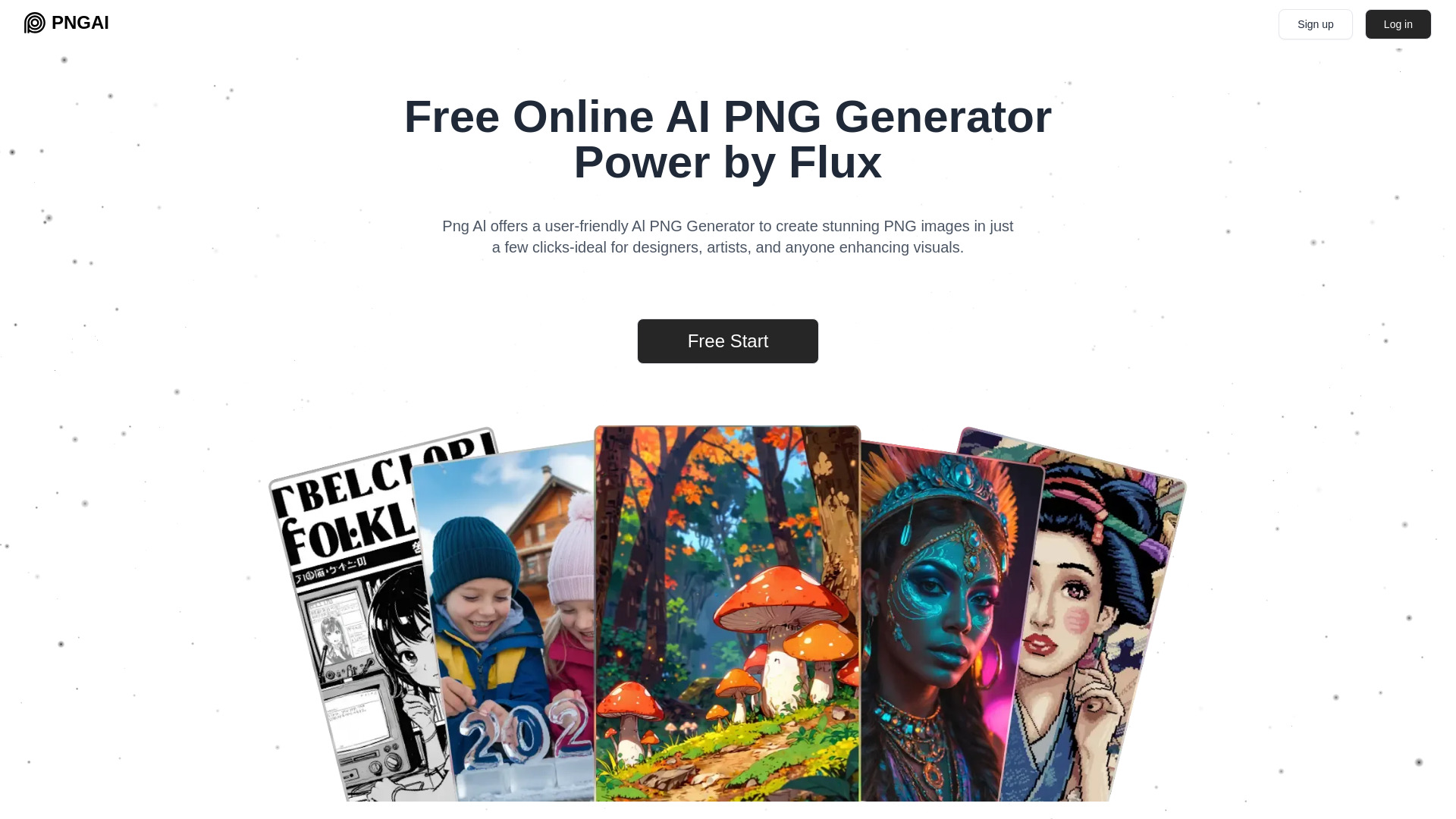 Free AI PNG Generator网页截图,Free AI PNG Generator网页快照