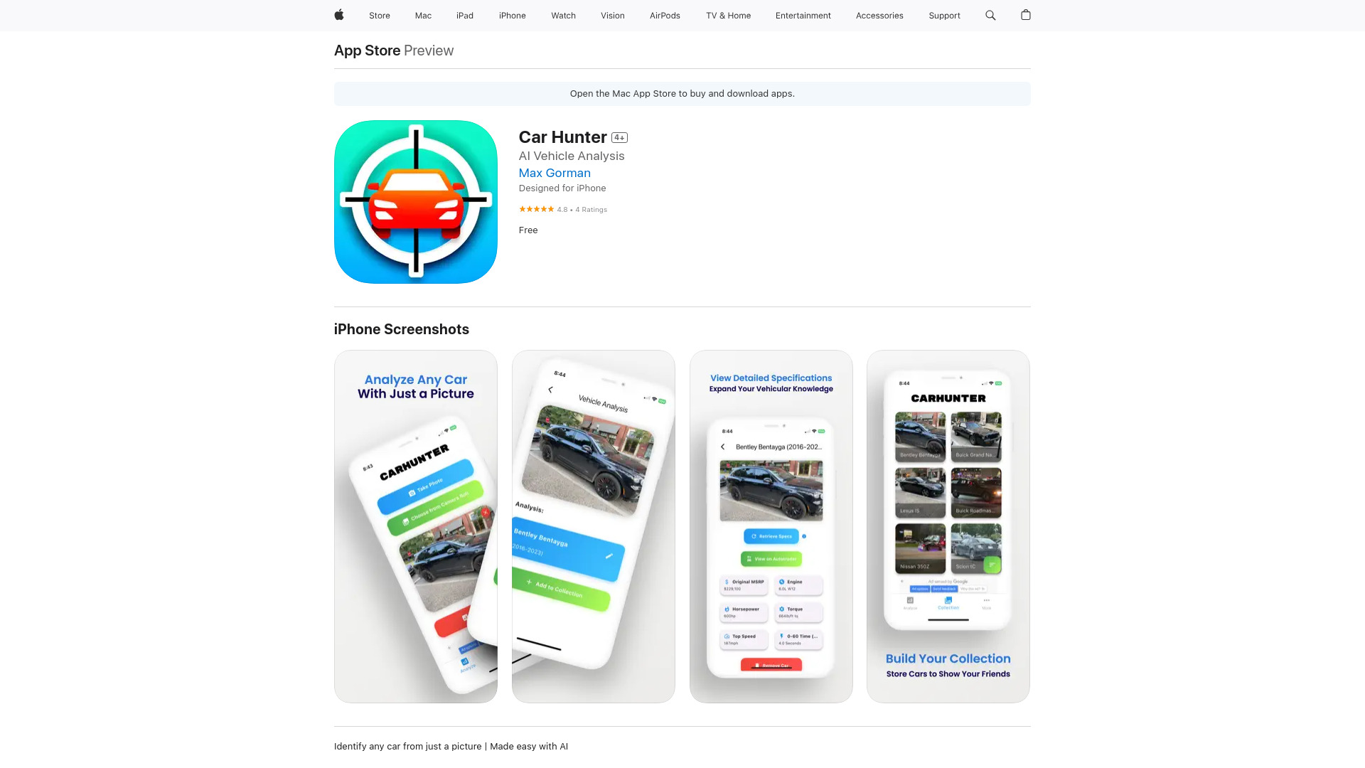Car Hunter网页截图,Car Hunter网页快照