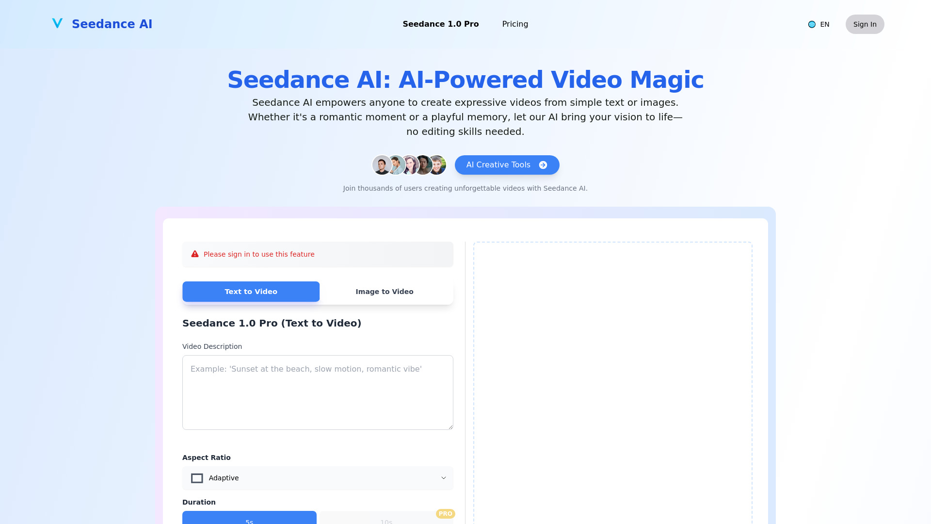 Seedance AI | seedanceai.app网页截图,Seedance AI | seedanceai.app网页快照