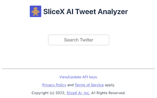 SliceX AI Tweet Analyzer网页截图,SliceX AI Tweet Analyzer网页快照
