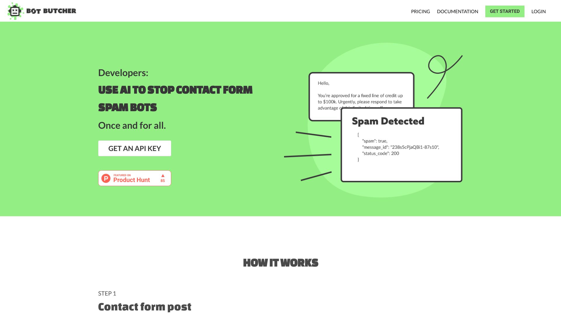 Bot Butcher网页截图,Bot Butcher网页快照