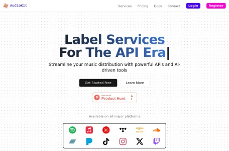 AudioKit网页截图,AudioKit网页快照