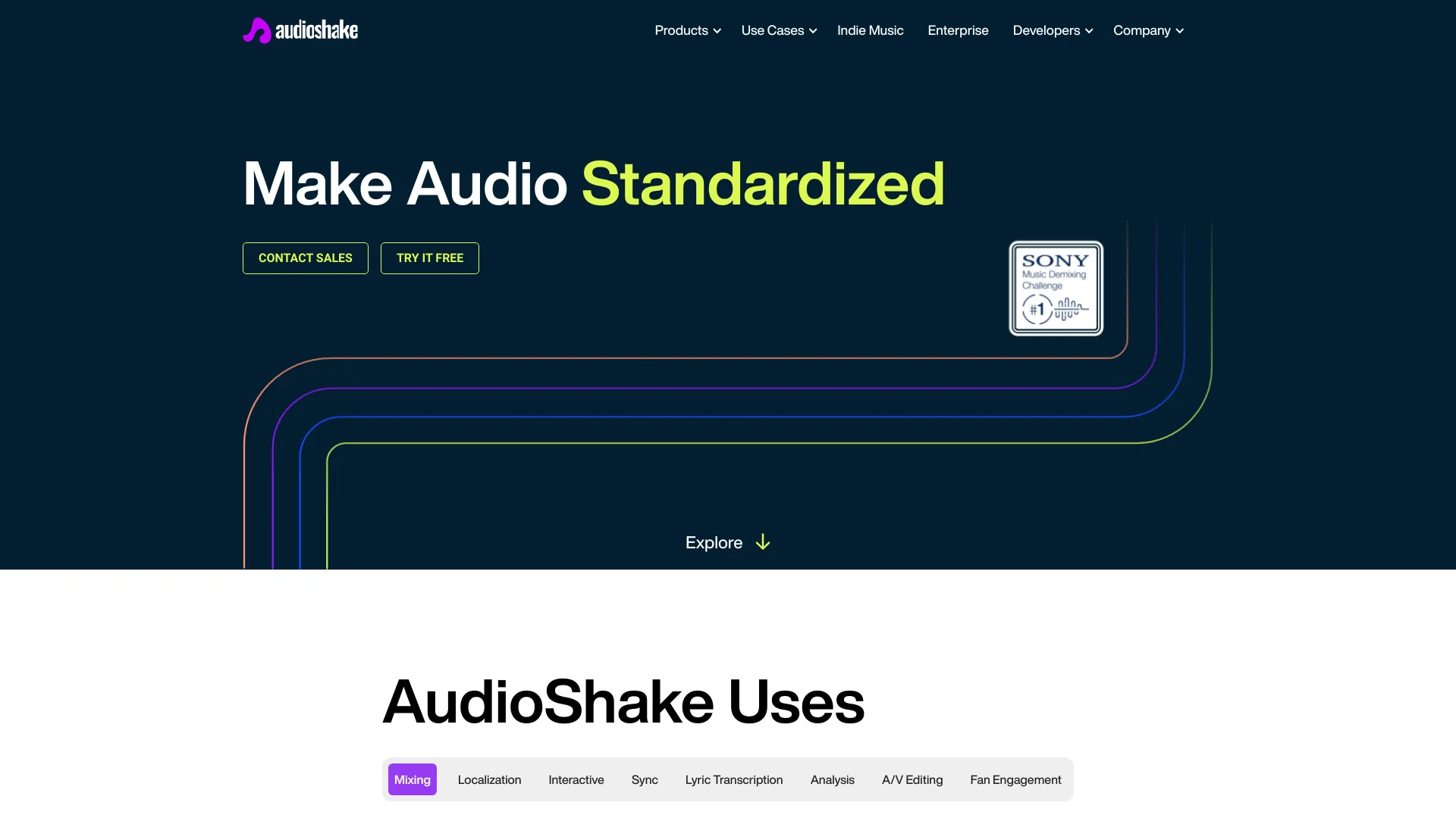 audioshake.ai网页截图,audioshake.ai网页快照