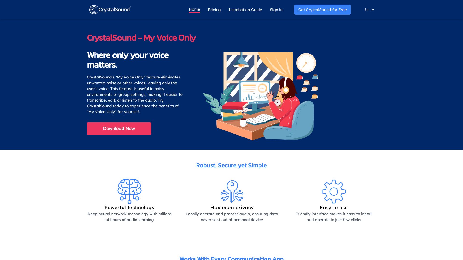 CrystalSound网页截图,CrystalSound网页快照