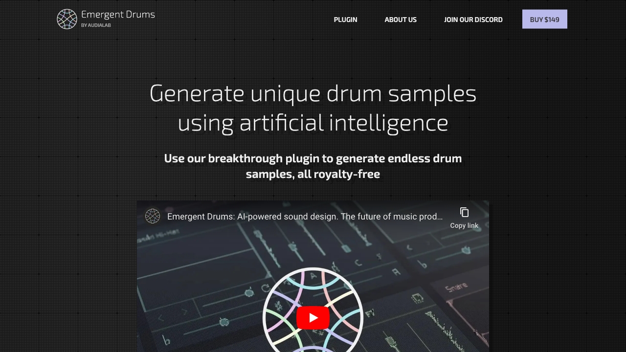 Emergent Drums网页截图,Emergent Drums网页快照