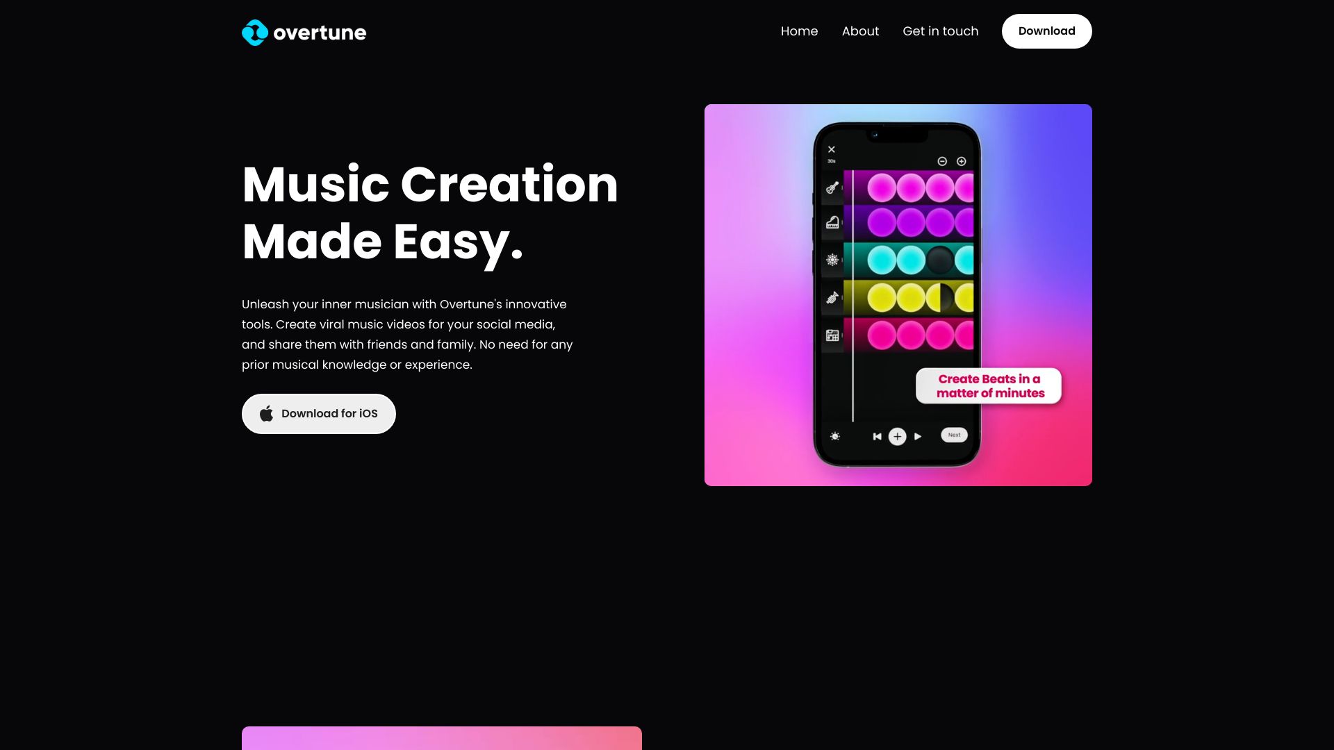 Overtune网页截图,Overtune网页快照