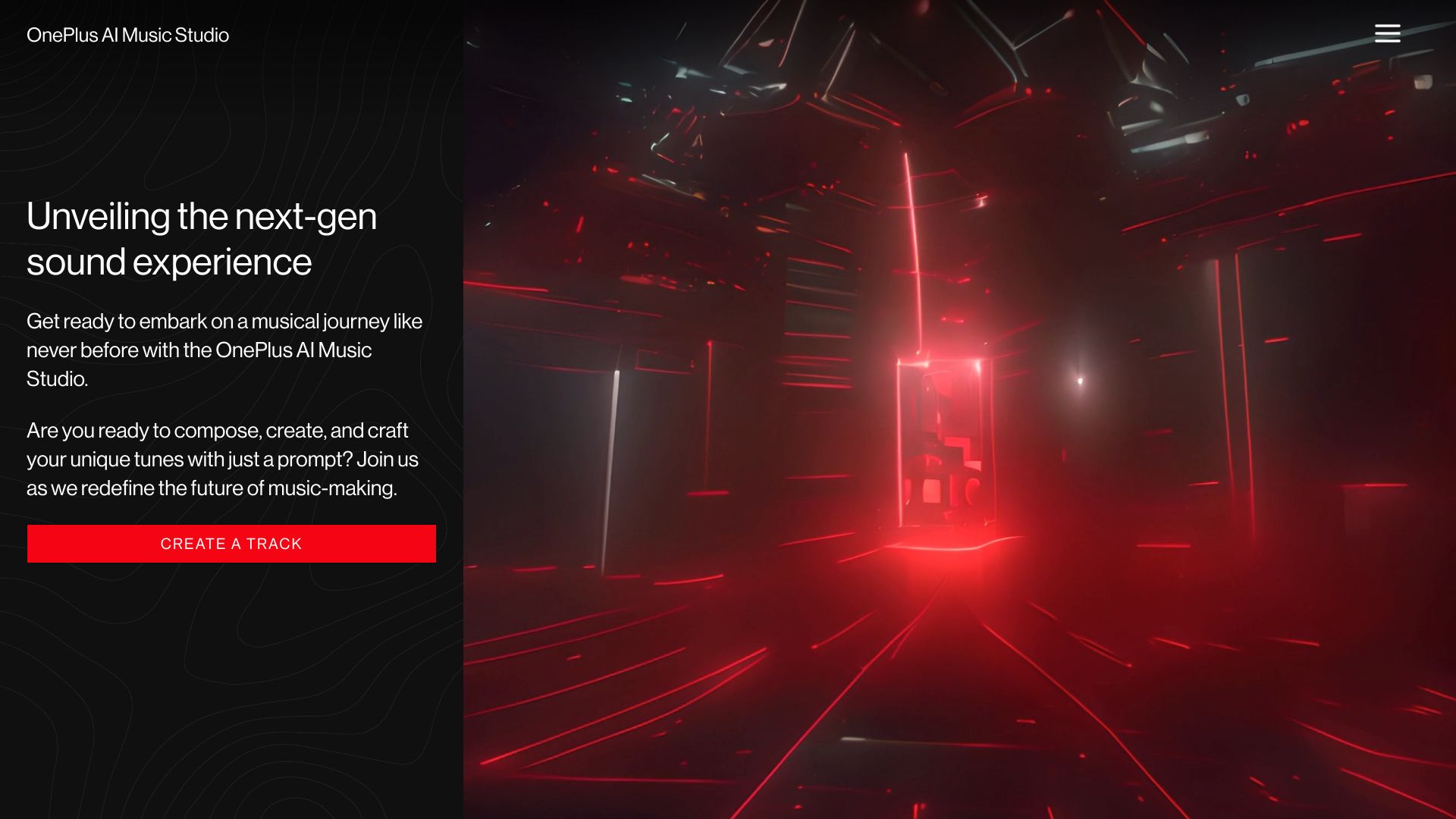 OnePlus AI Music Studio网页截图,OnePlus AI Music Studio网页快照