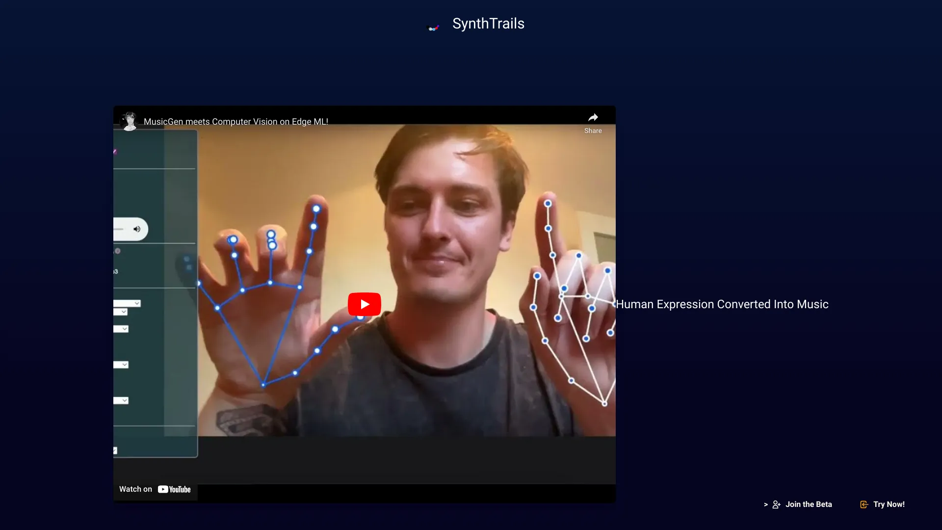 SynthTrails – Make a Song from Anything网页截图,SynthTrails – Make a Song from Anything网页快照