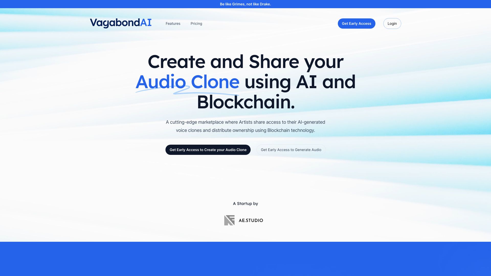 Vagabond AI网页截图,Vagabond AI网页快照