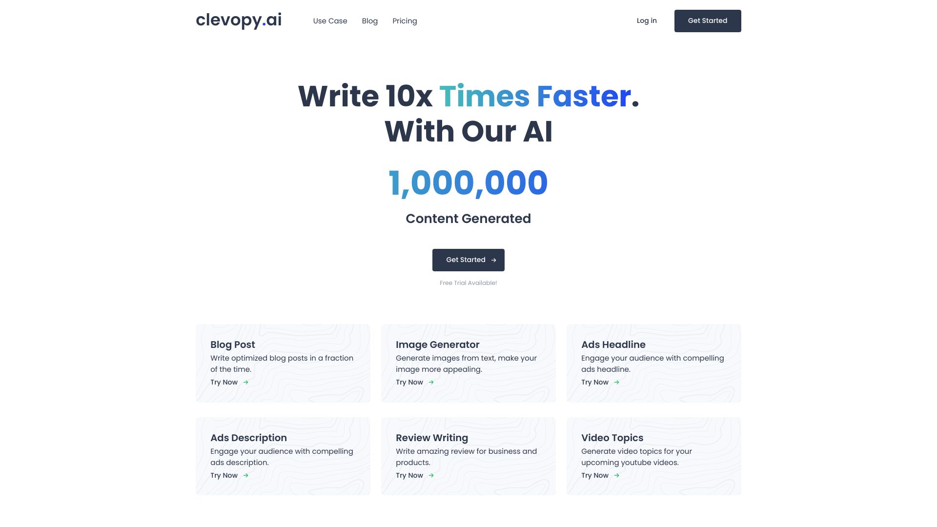 ClevopyAI网页截图,ClevopyAI网页快照