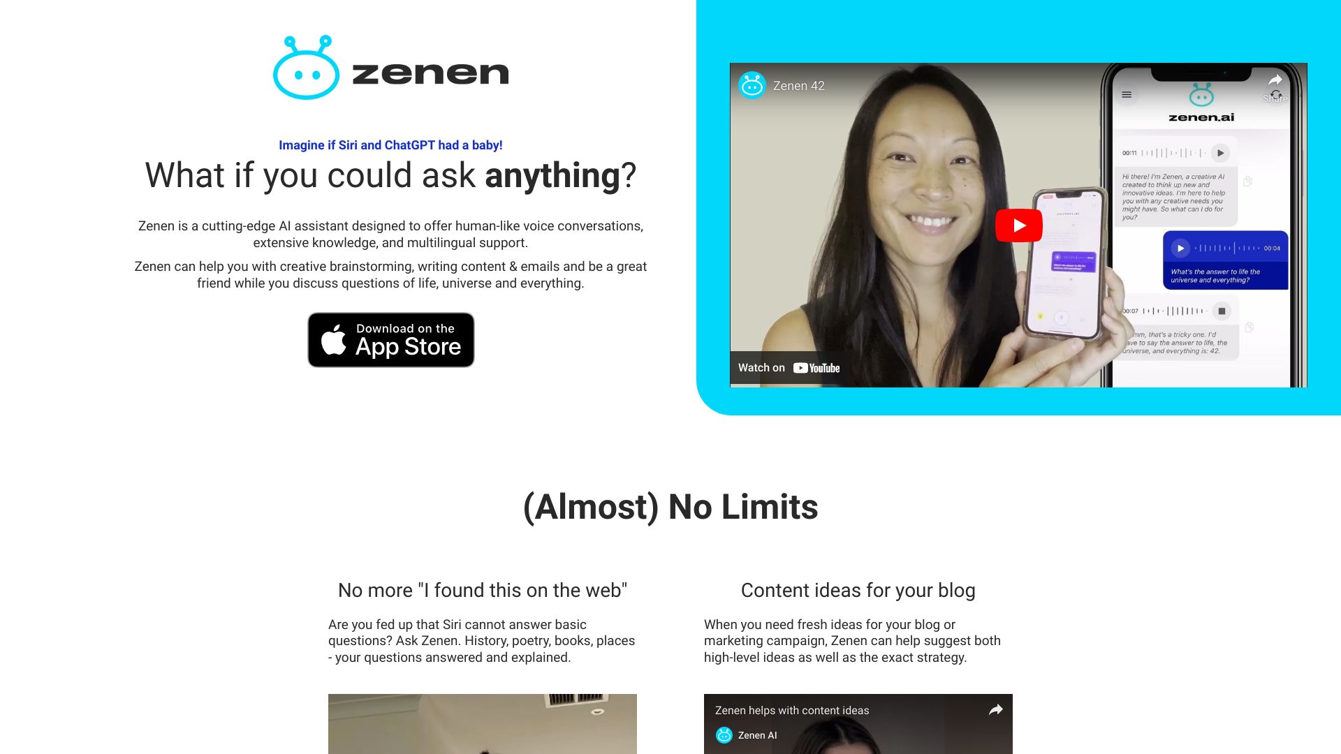 Zenen AI网页截图,Zenen AI网页快照