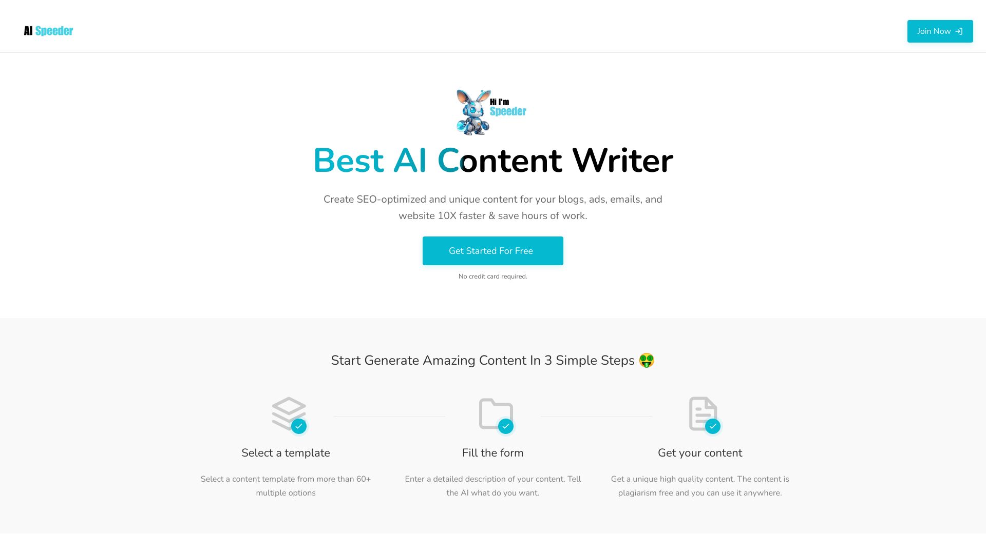 AI Speeder网页截图,AI Speeder网页快照