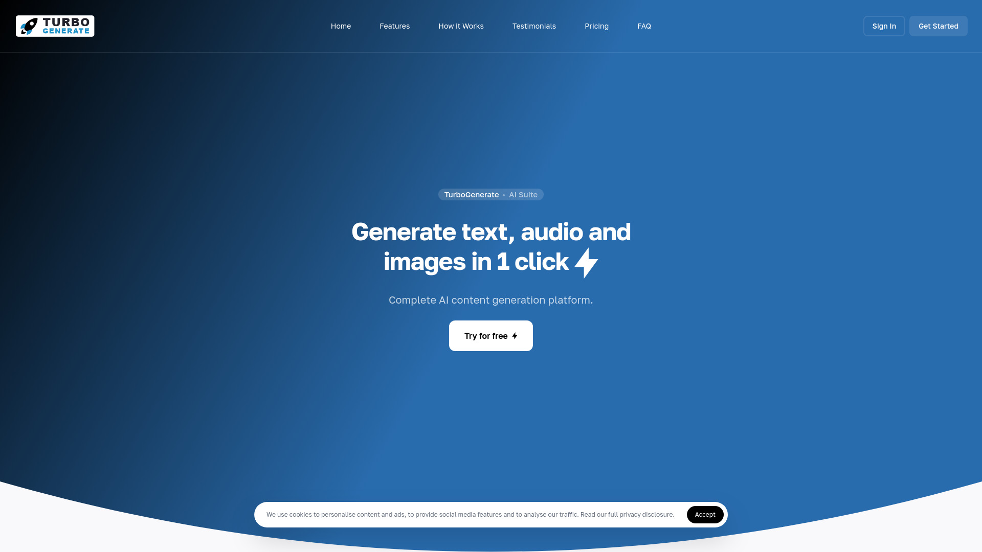Turbo Generate网页截图,Turbo Generate网页快照