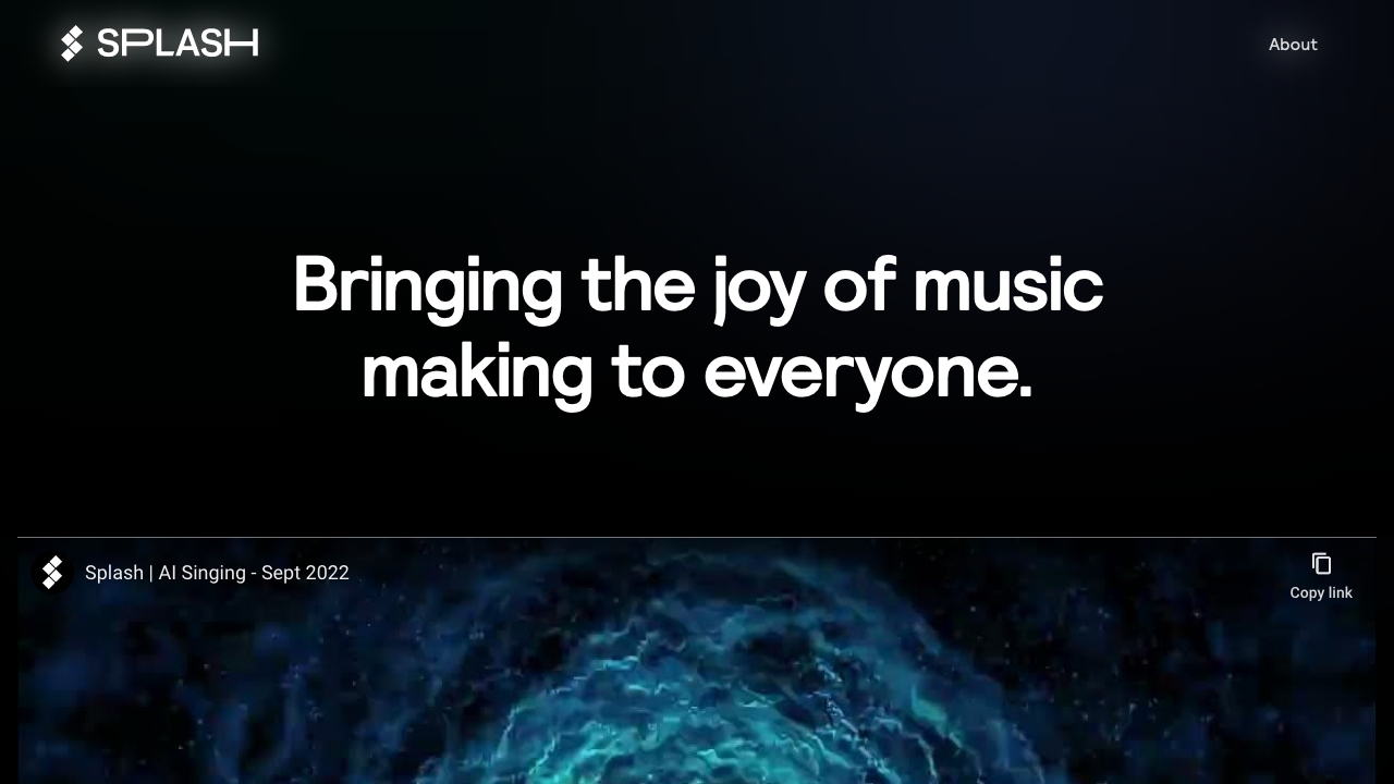 Splashmusic网页截图,Splashmusic网页快照