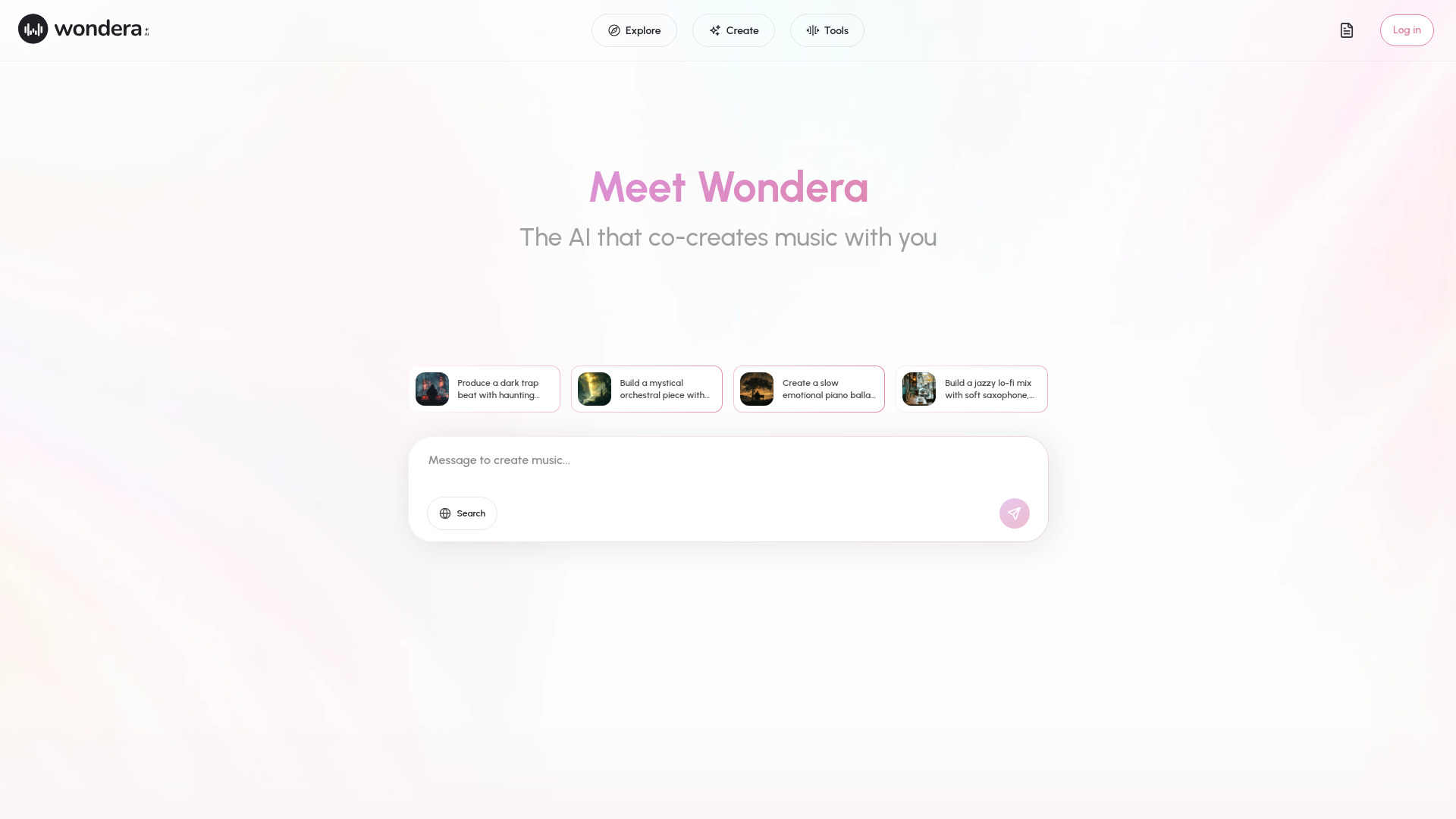 Wondera.ai网页截图,Wondera.ai网页快照