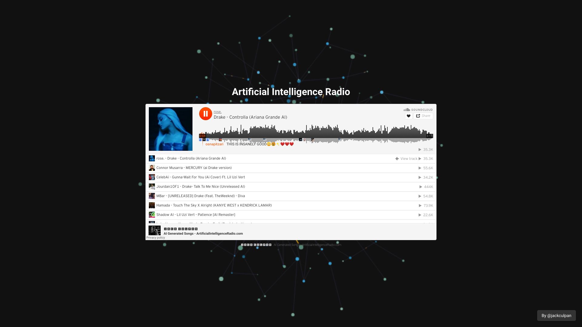 Artificial Intelligence Radio网页截图,Artificial Intelligence Radio网页快照