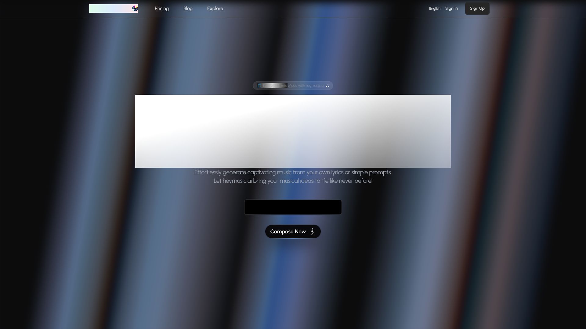HeyMusic.AI网页截图,HeyMusic.AI网页快照