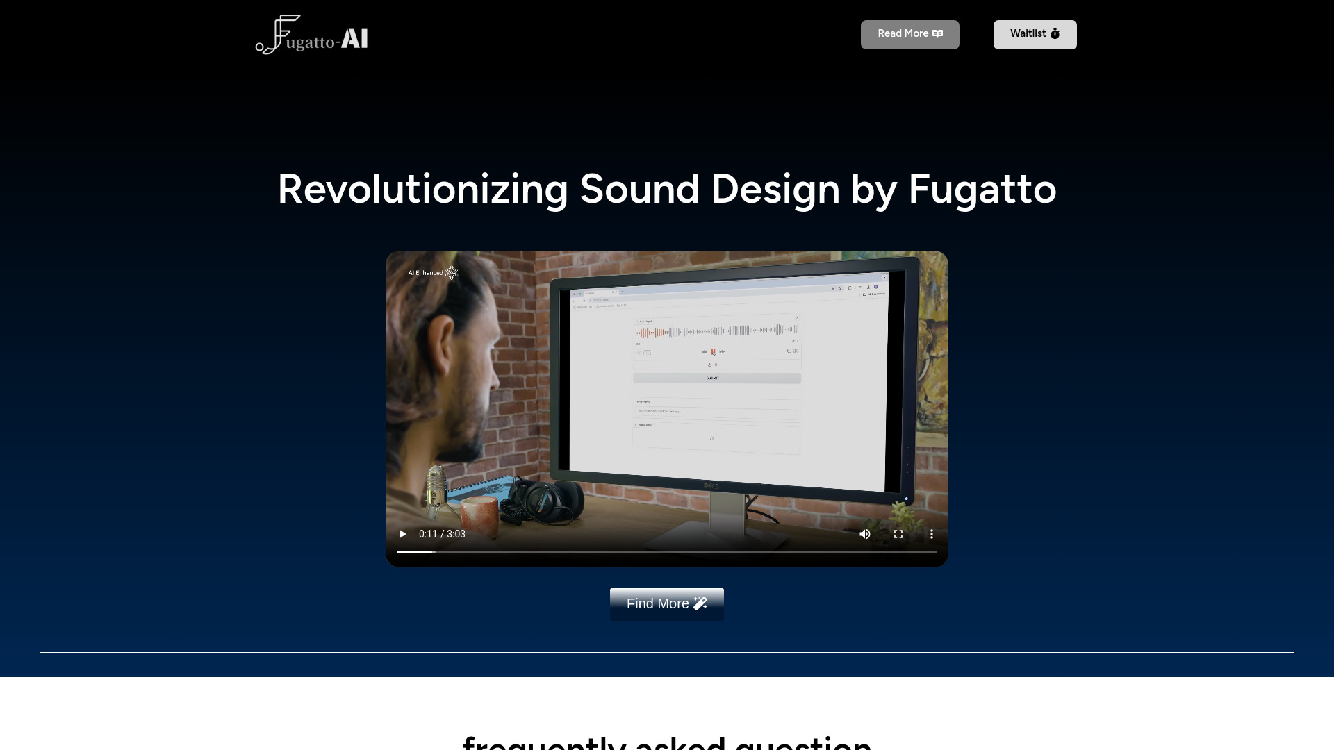 Fugatto AI网页截图,Fugatto AI网页快照