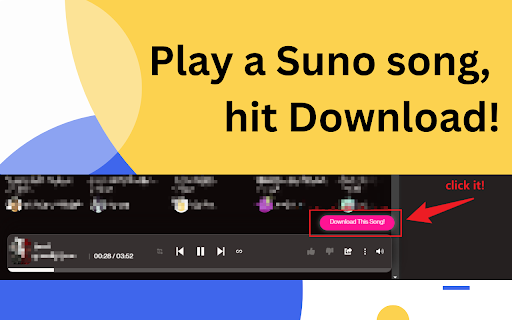 Suno AI Music Downloader – MP3网页截图,Suno AI Music Downloader – MP3网页快照