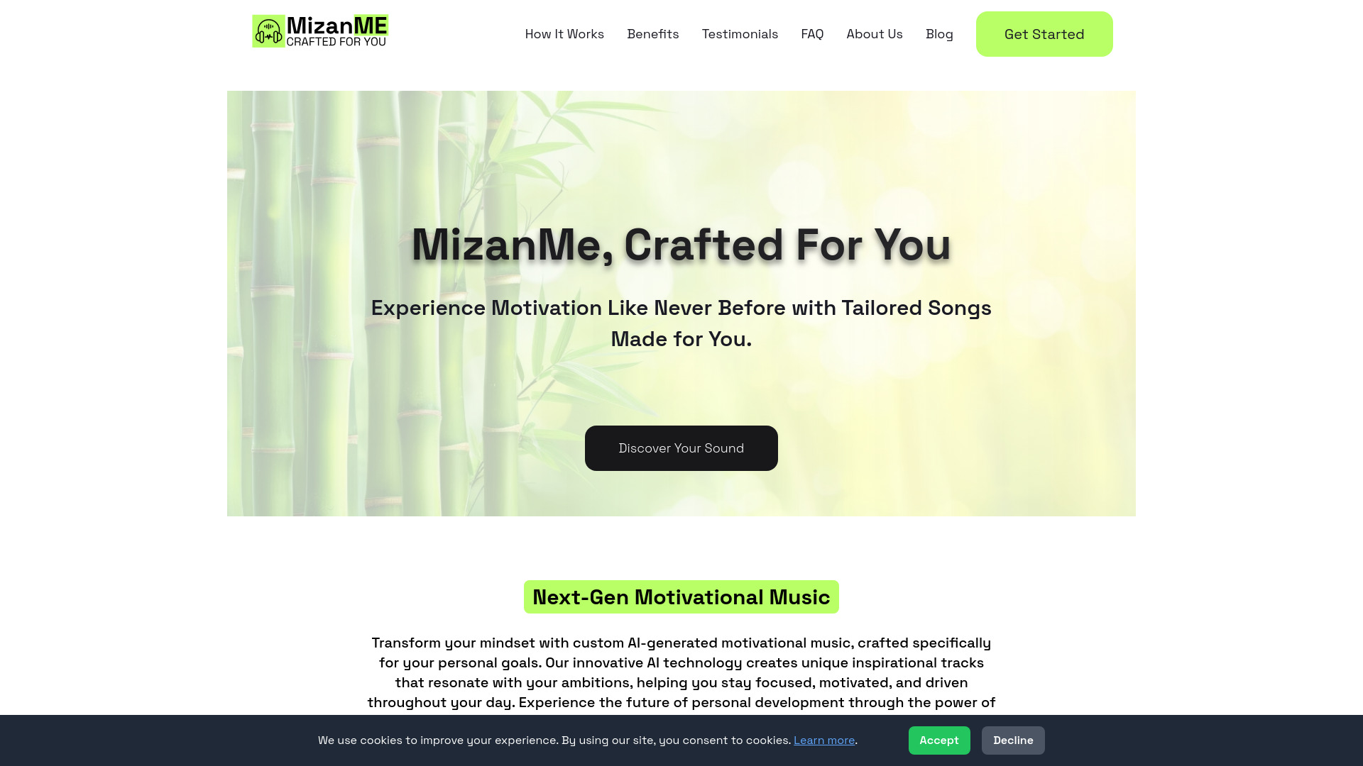 MizanMe网页截图,MizanMe网页快照