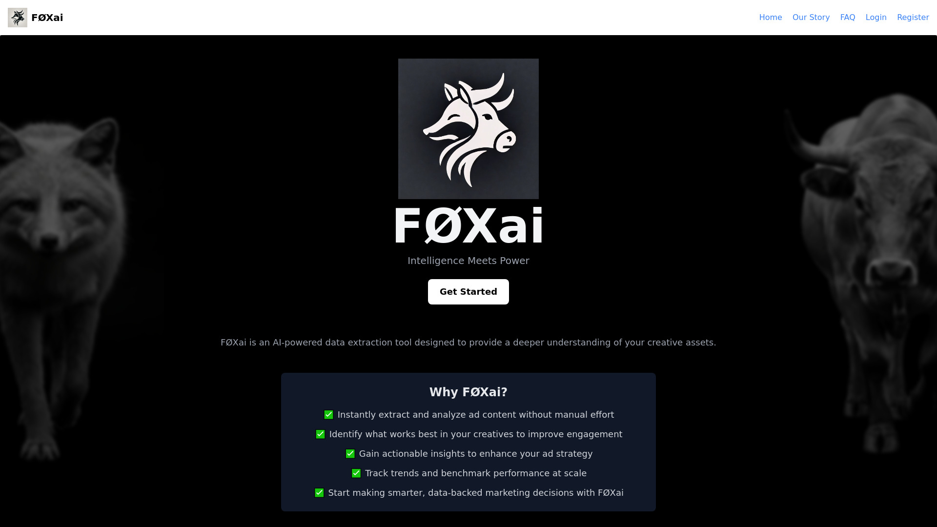 FØXai网页截图,FØXai网页快照