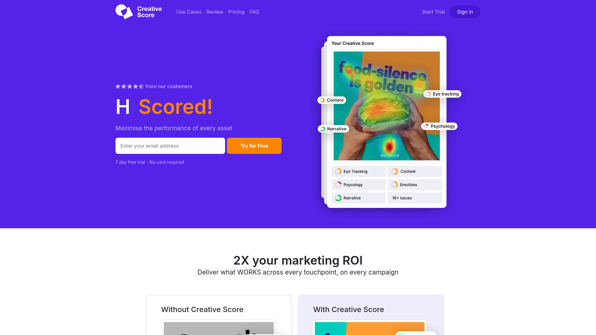 Creative Score网页截图,Creative Score网页快照