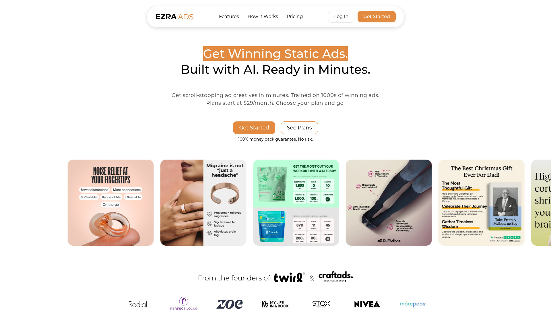 Ezra Ads网页截图,Ezra Ads网页快照