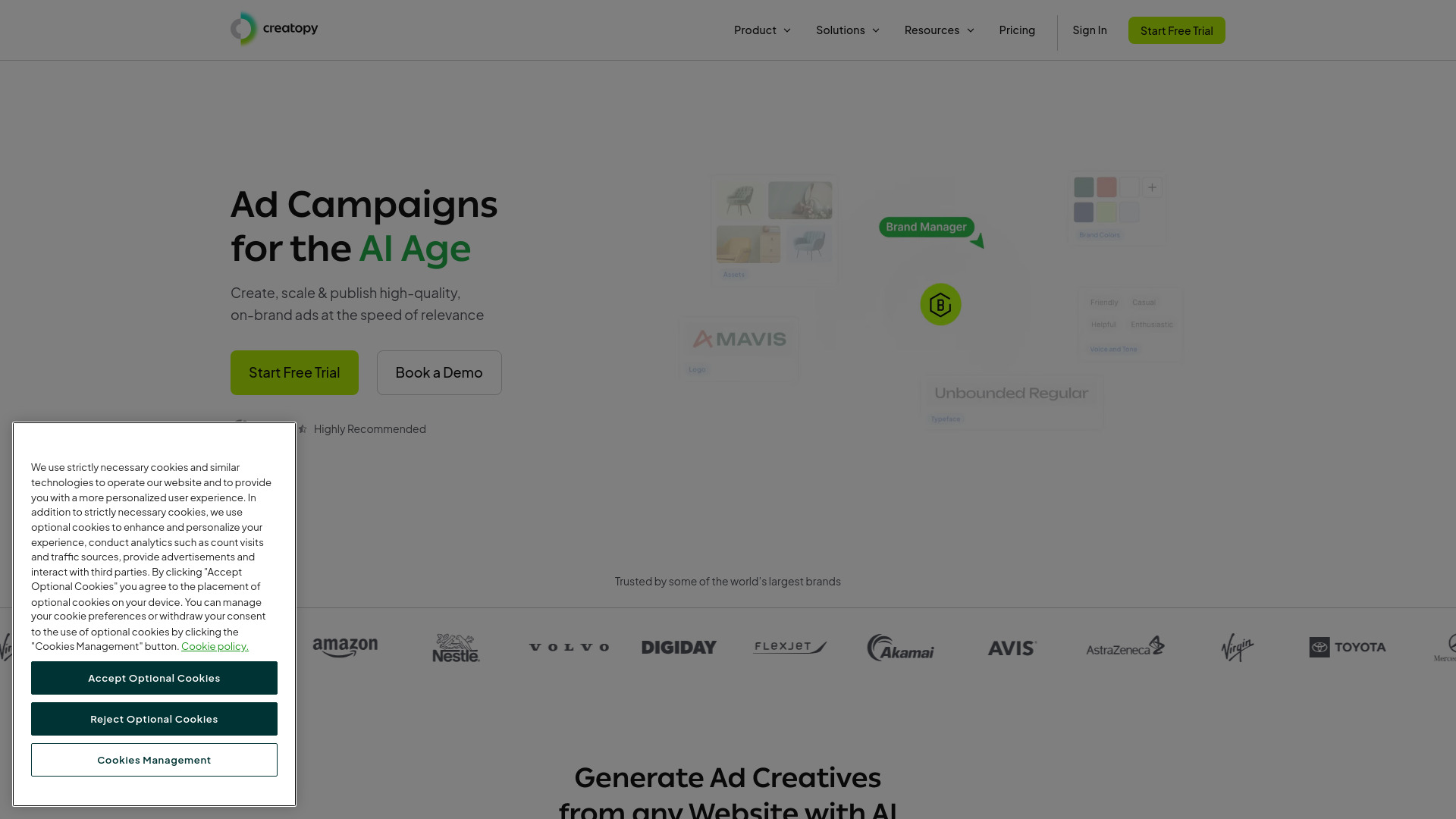 Creatopy网页截图,Creatopy网页快照