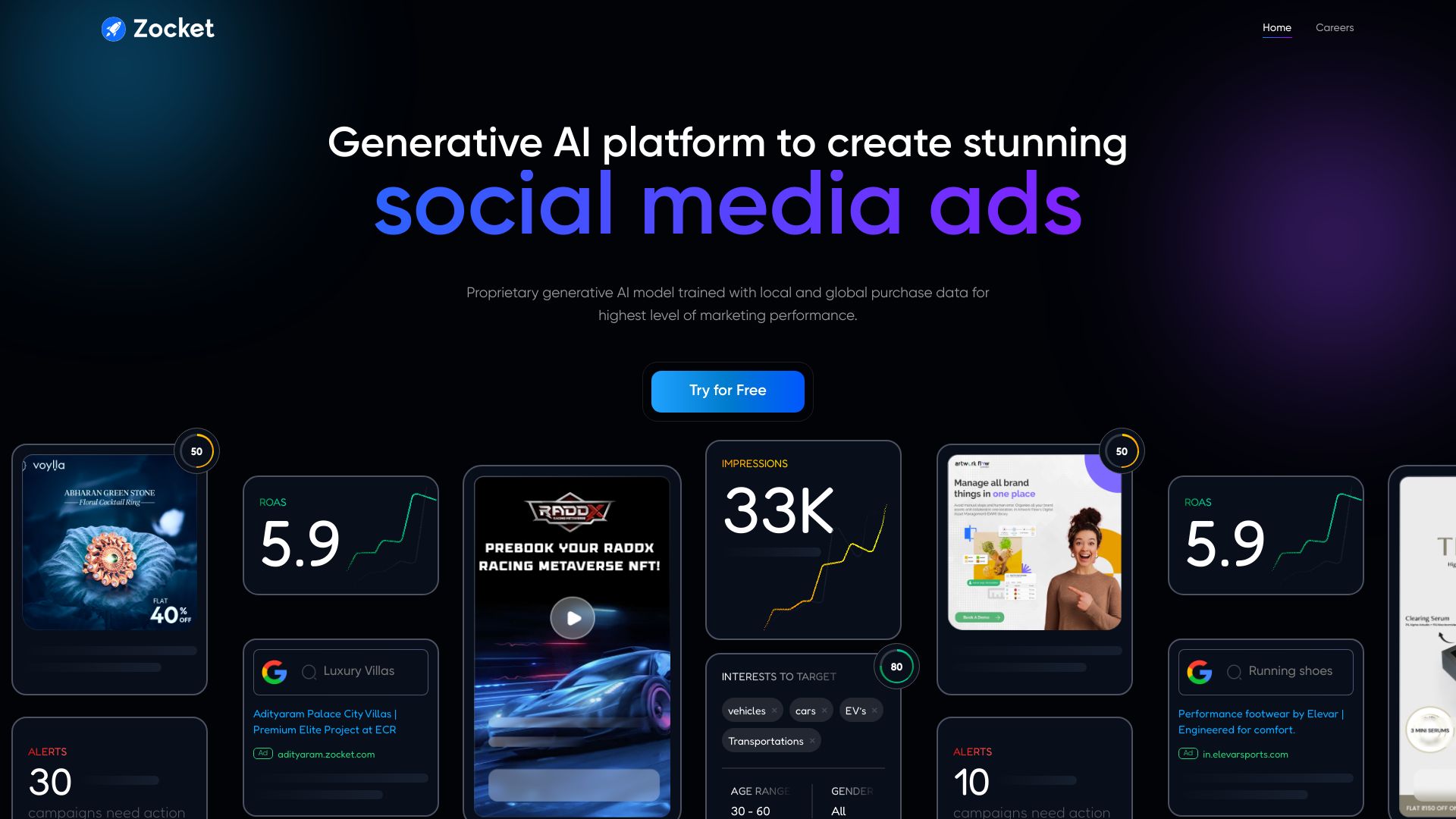 Zocket网页截图,Zocket网页快照