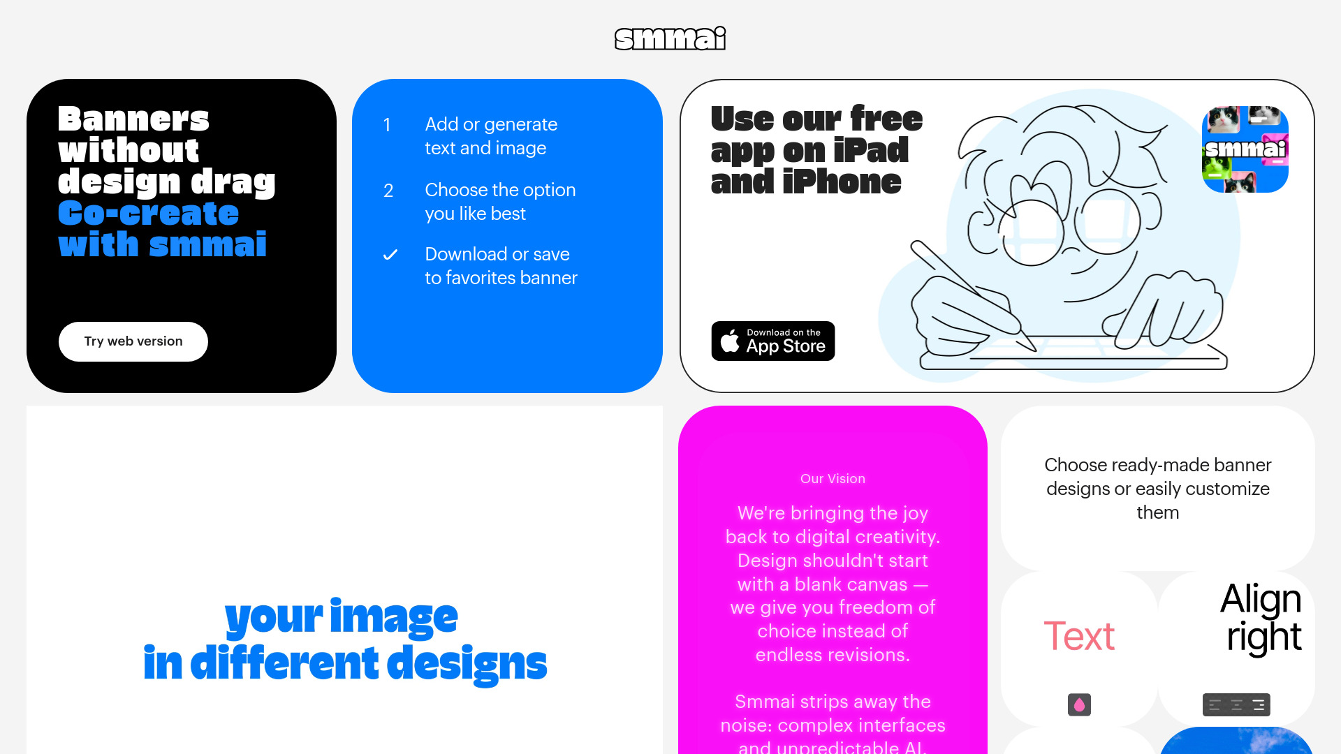 SMMAI: AI Banner Maker网页截图,SMMAI: AI Banner Maker网页快照