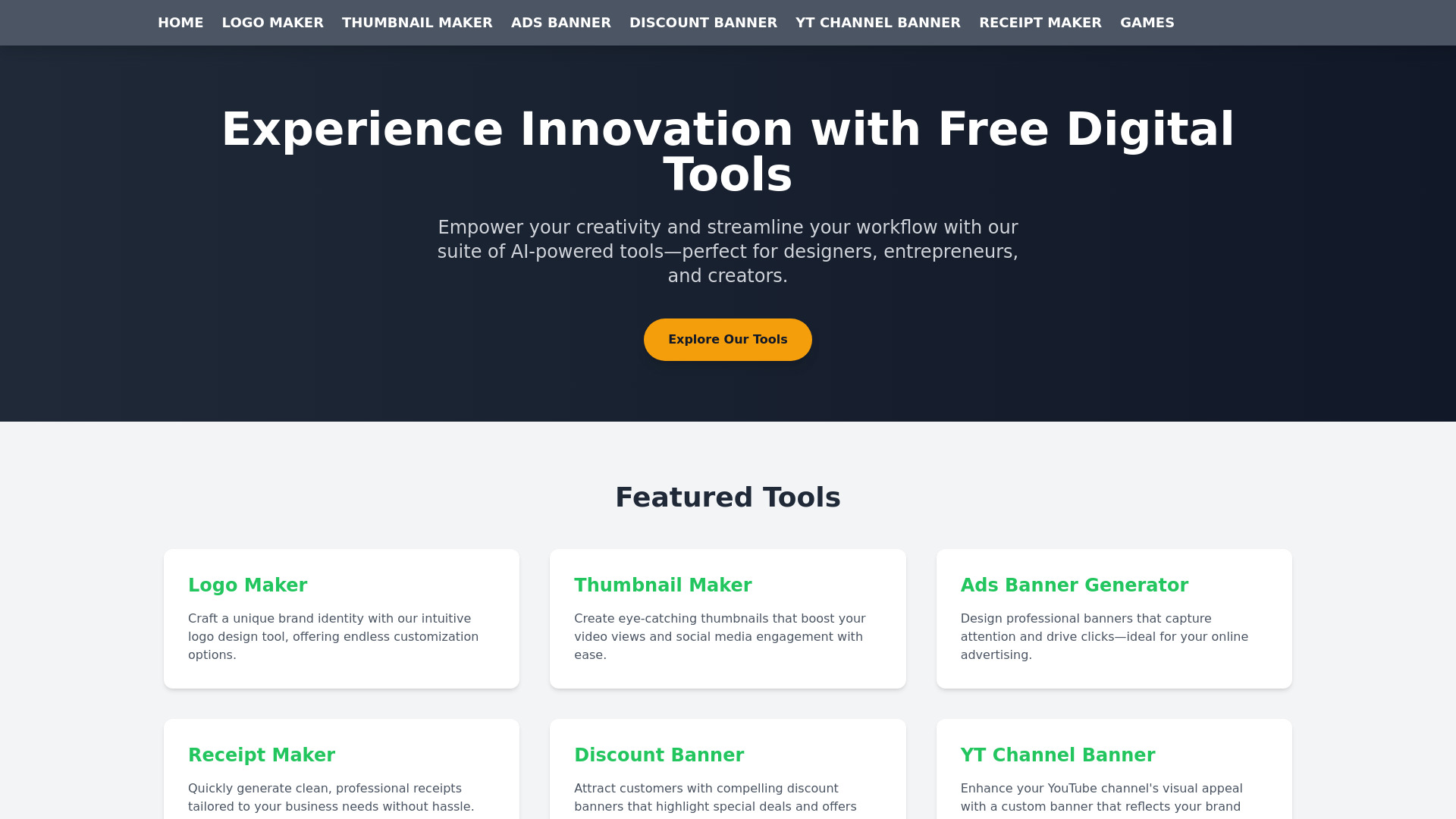 FREE TOOLS PROVIDER网页截图,FREE TOOLS PROVIDER网页快照