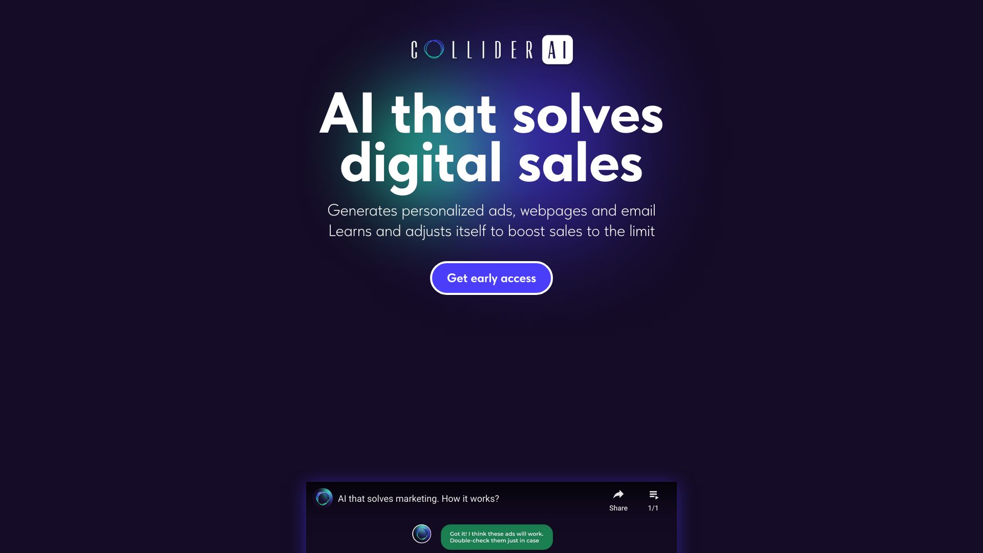 Collider AI网页截图,Collider AI网页快照