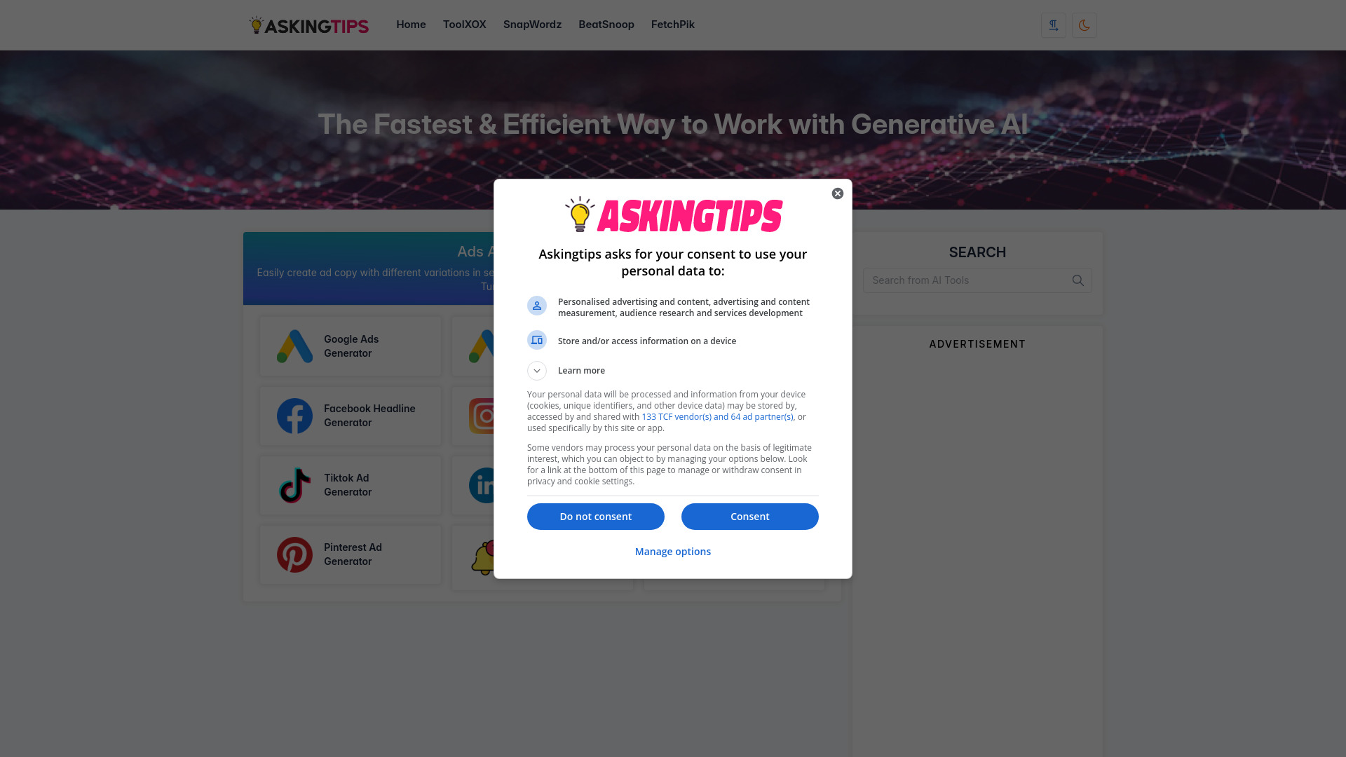 AskingTips网页截图,AskingTips网页快照