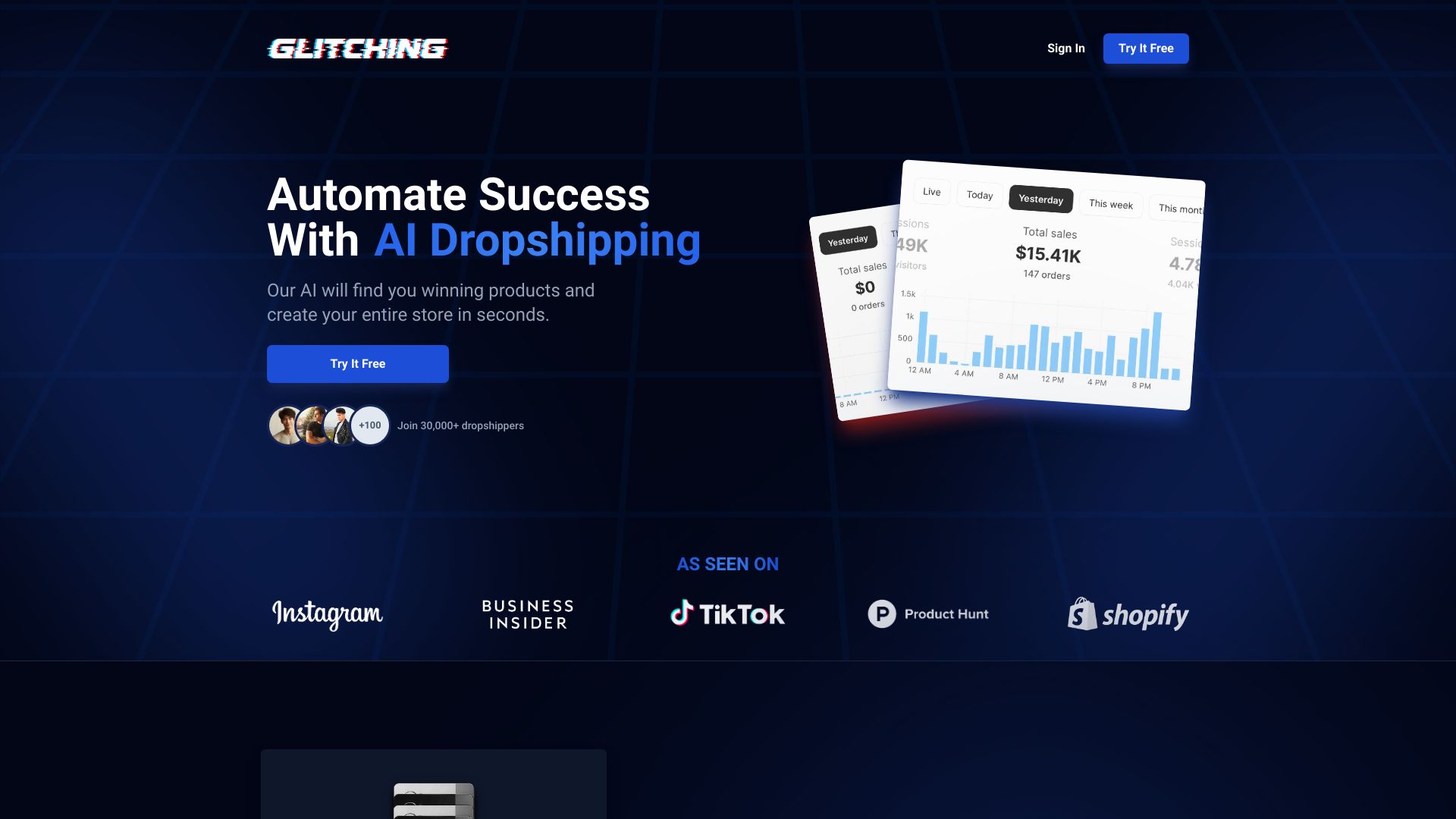 Glitching网页截图,Glitching网页快照
