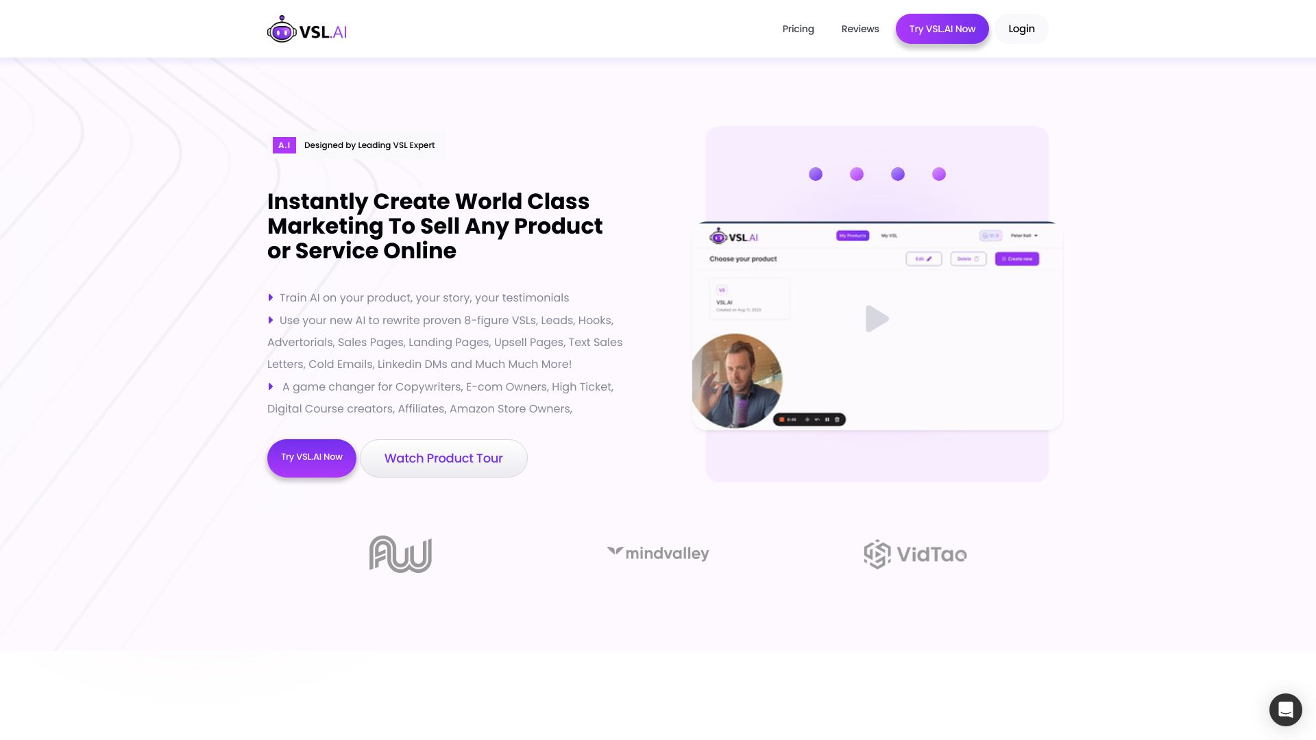 VSL.AI网页截图,VSL.AI网页快照