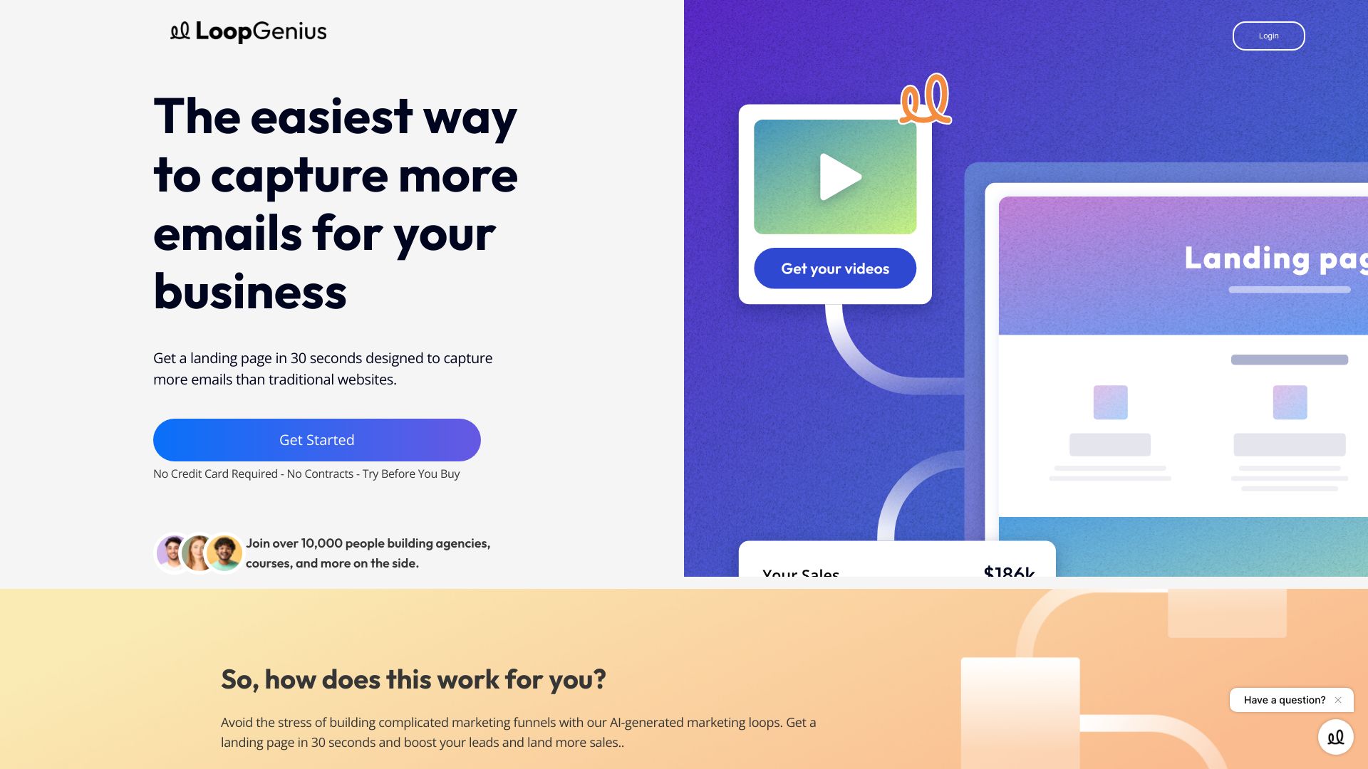 LoopGenius网页截图,LoopGenius网页快照