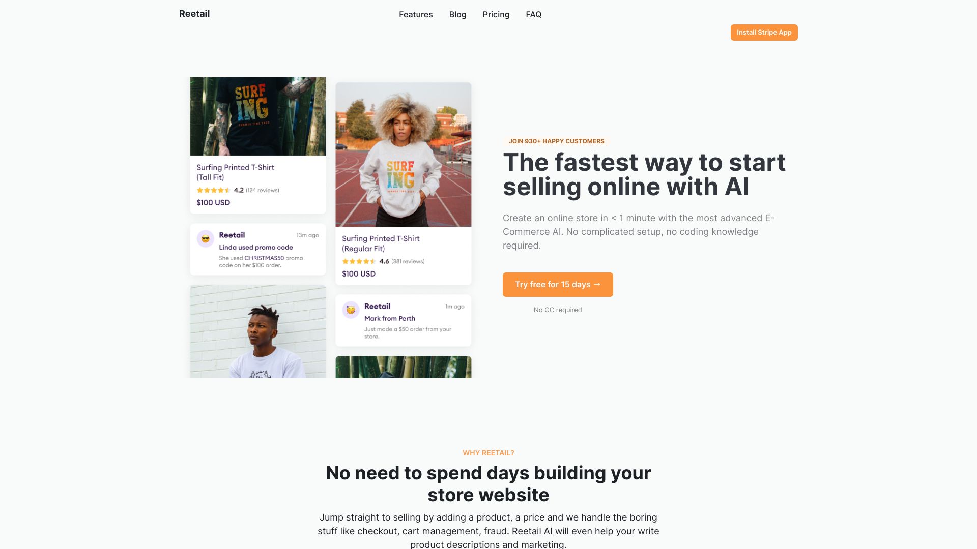 Reetail网页截图,Reetail网页快照