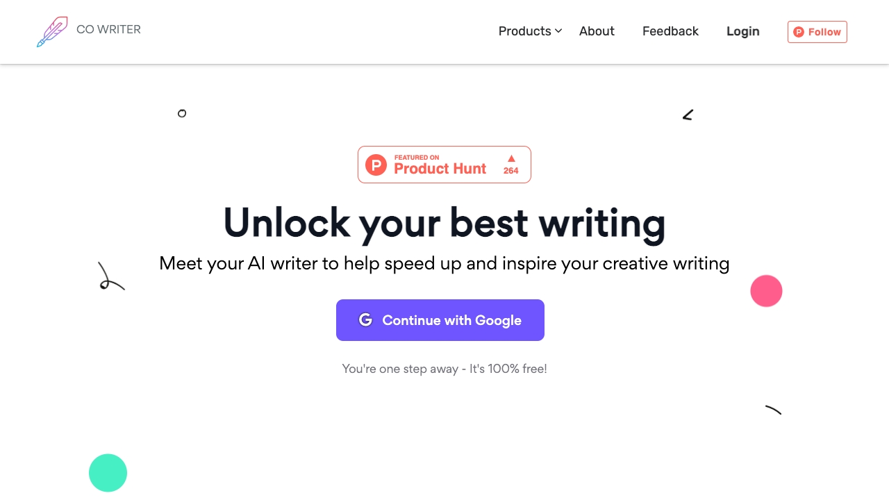 Cowriter网页截图,Cowriter网页快照